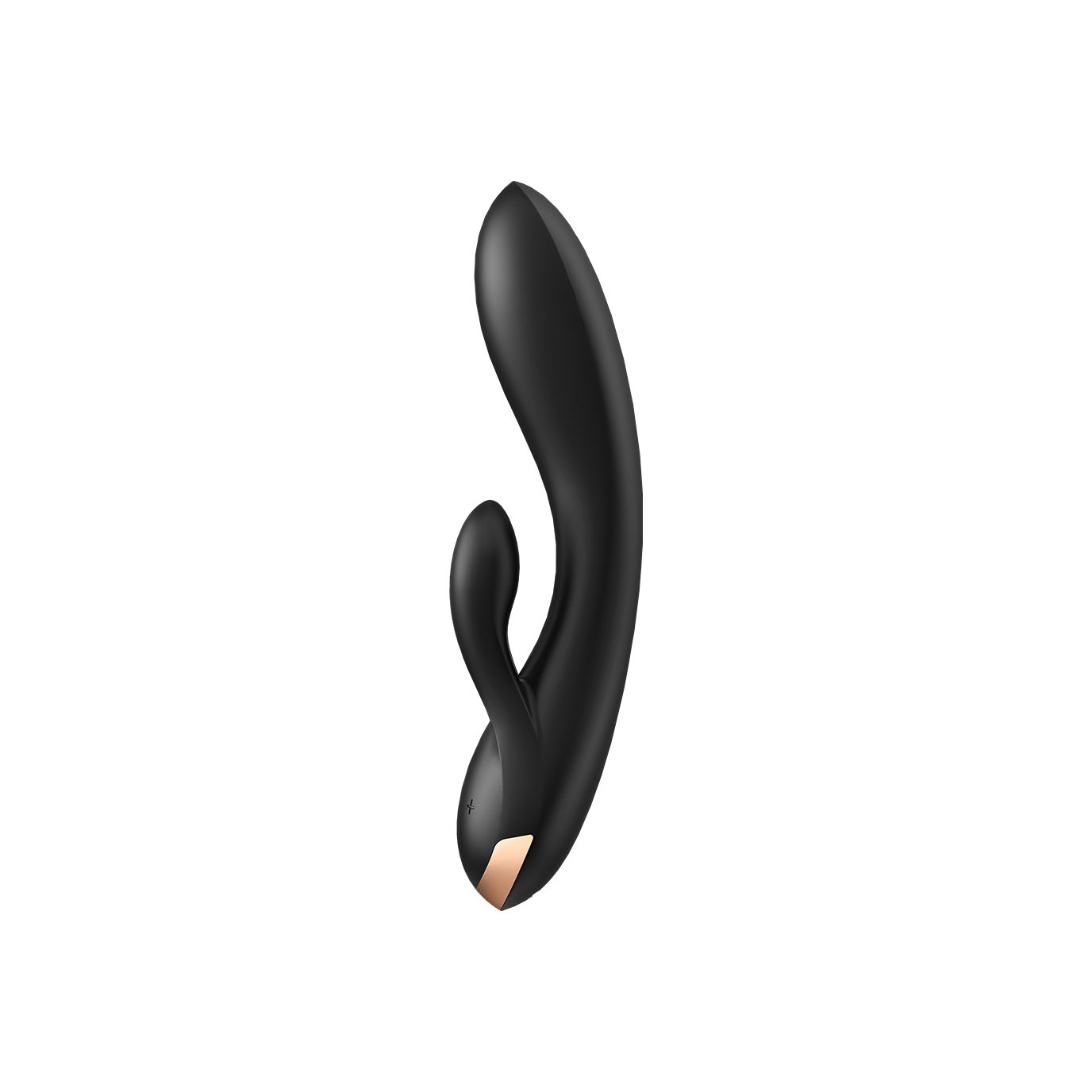 Bluetooth, Flex Klitoris-Stimulator Rabbit, Satisfyer App, Connect "Double Satisfyer mit App", schwarz 20cm