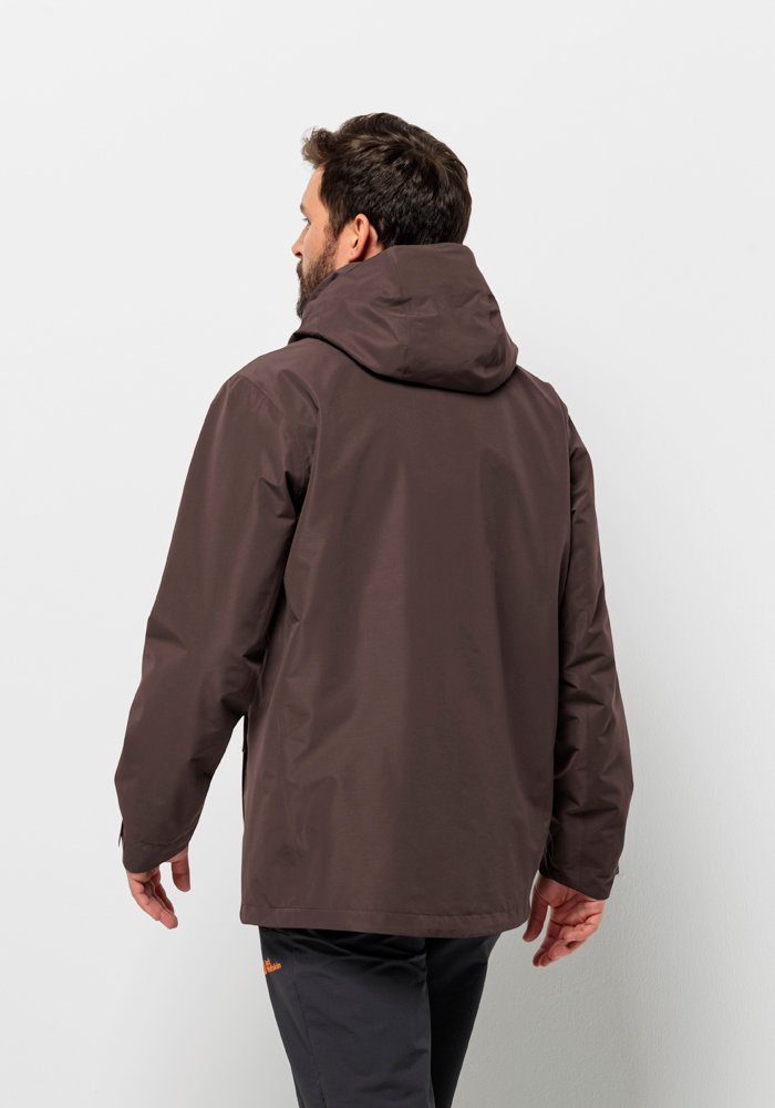 Jack Wolfskin Regenjacke Fernblick 2-Lagen (Wetterschutzjacke, günstig online kaufen