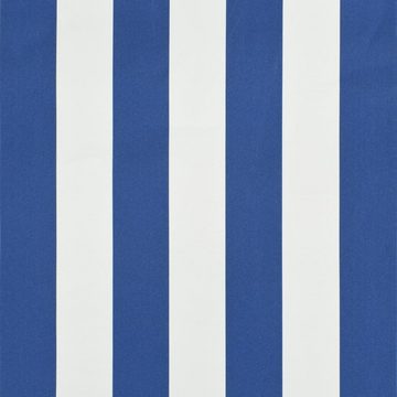 vidaXL Markise Bistro-Markise Blau und Weiß 350 x 120 cm