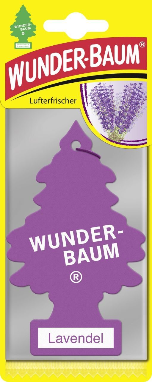 Wunderbaum Papierlufterfrischer Raumduft Wunder-Baum Lavendel