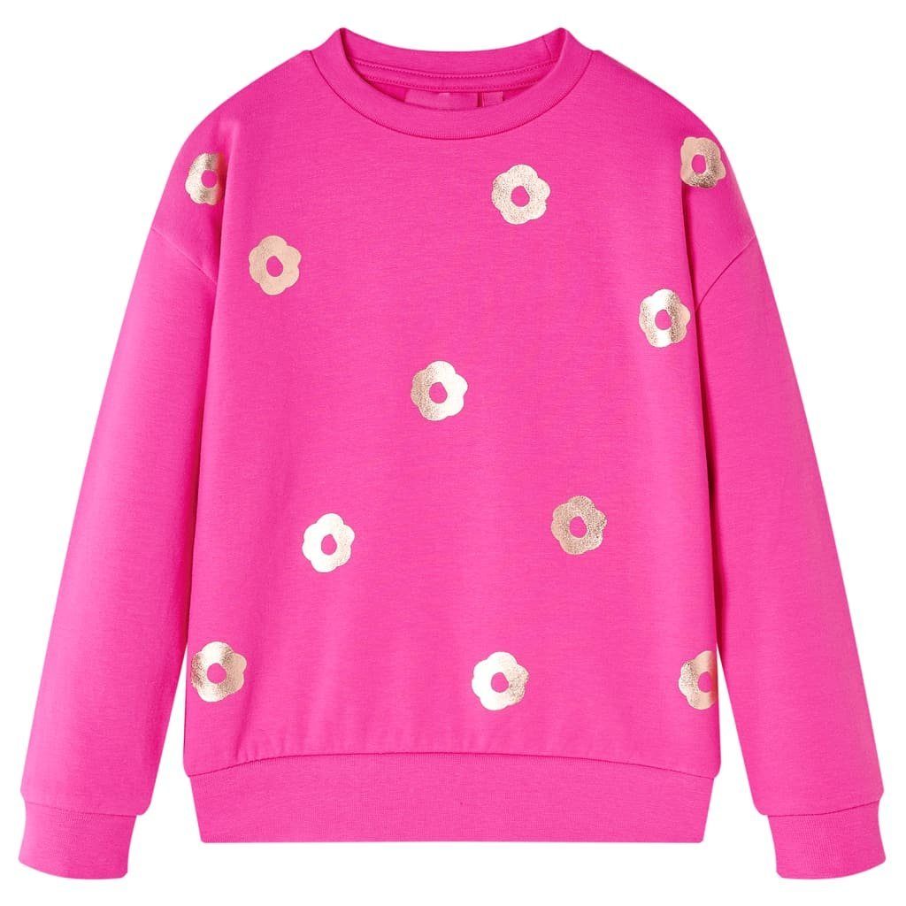vidaXL Sweatshirt Kinder-Sweatshirt Dunkelrosa 128
