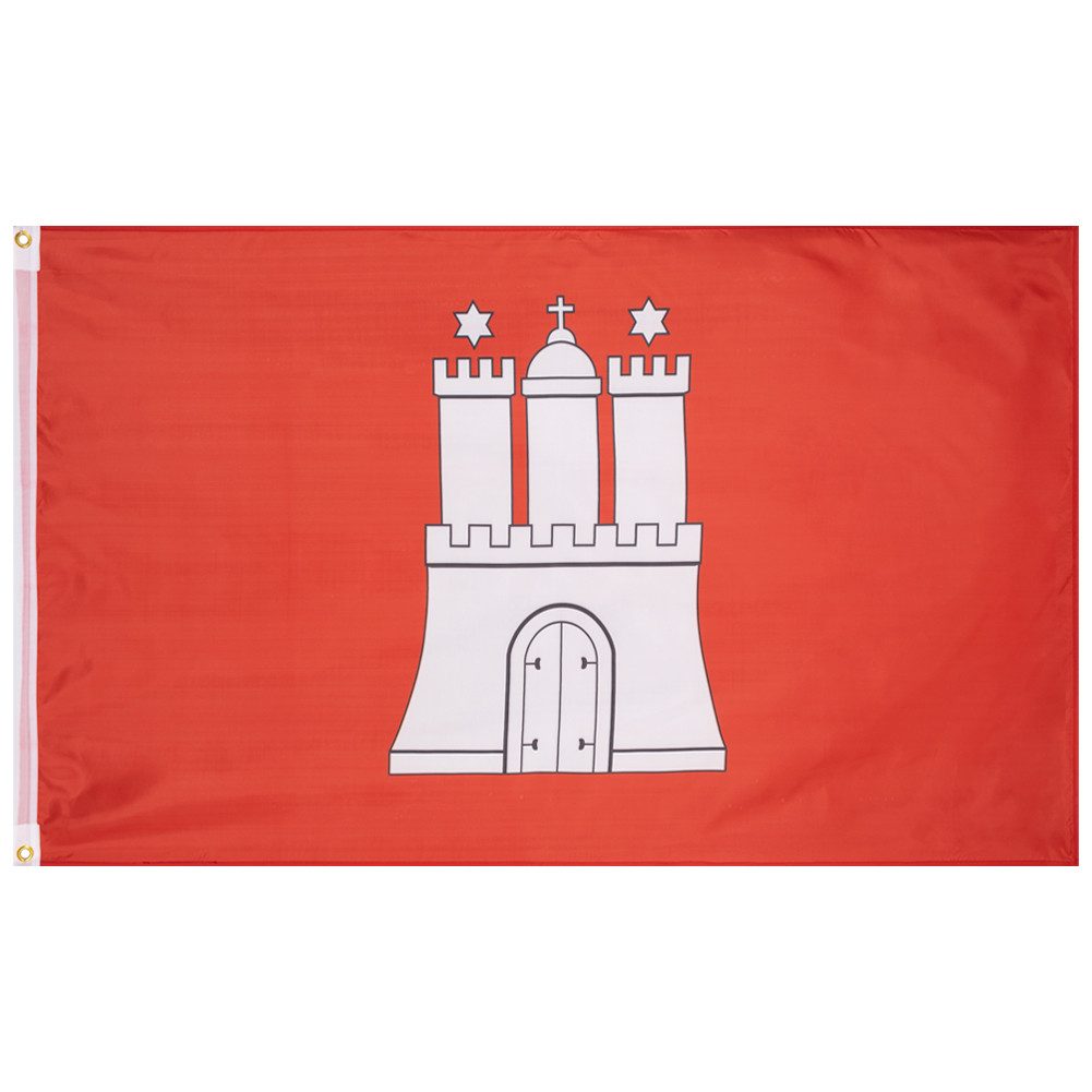 MUWO Flagge MUWO "Deutschland" Flagge 90 x 150 cm, doppelter Saum an den Rändern für hohe Reißfestigkeit