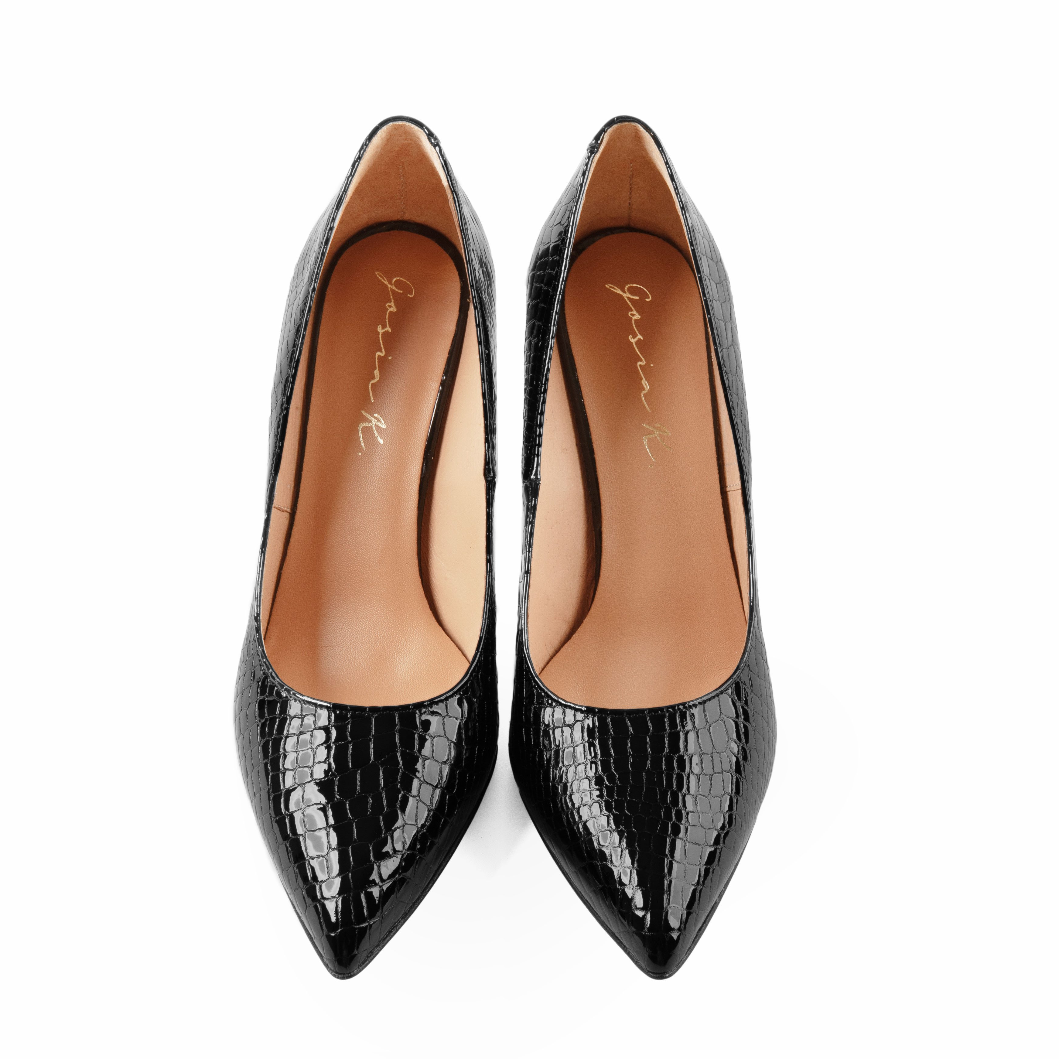 GosiaK. "NERIA" High-Heel-Pumps aus echtem Leder