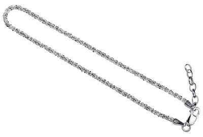 SILBERMOOS Silberarmband Diamantiertes Criss-Cross-Armband, 925 Sterling Silber