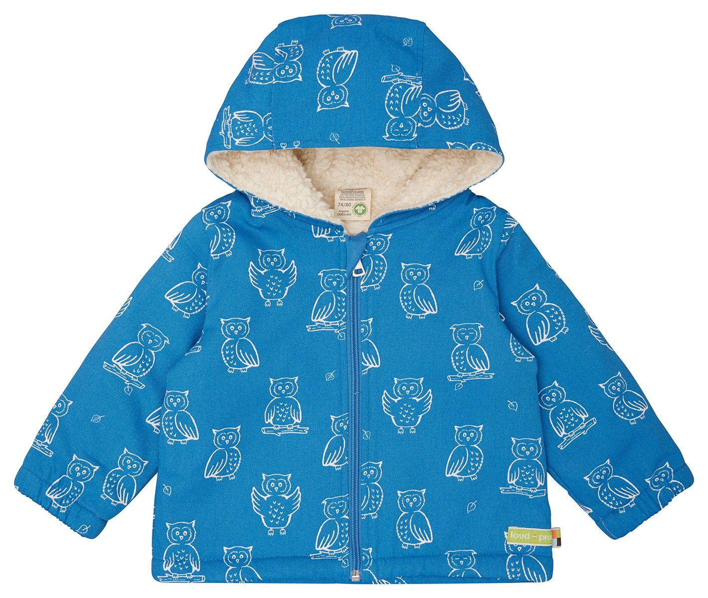 Outdoorjacke aus Bio Baumwolle, wasserabweisend