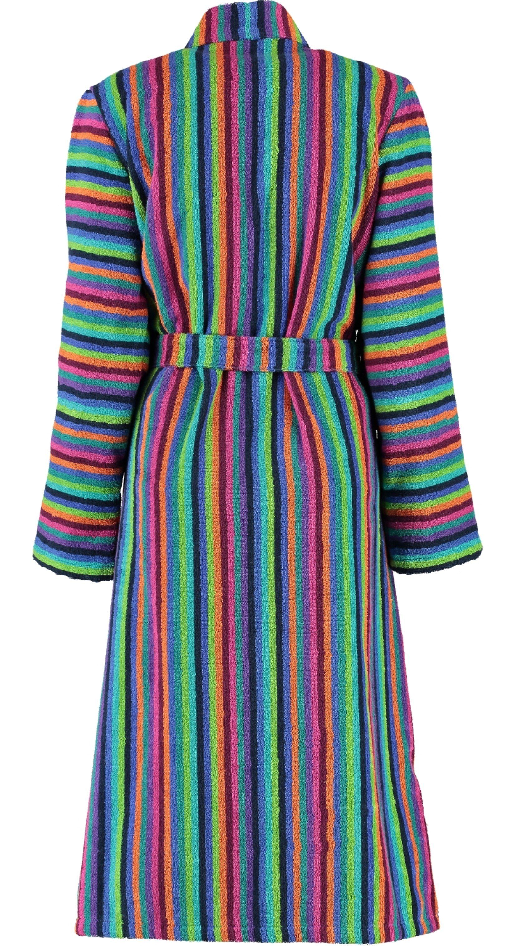 Cawö - Damen Bademantel Walkfrottier - Kimono 7048 - Farbe: 84 - multicolor günstig online kaufen
