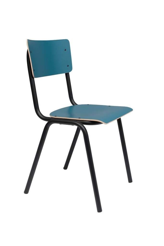 Stapelstuhl Stuhl Stapelstuhl BACK TO SCHOOL MATTE PETROL von ZUIVER