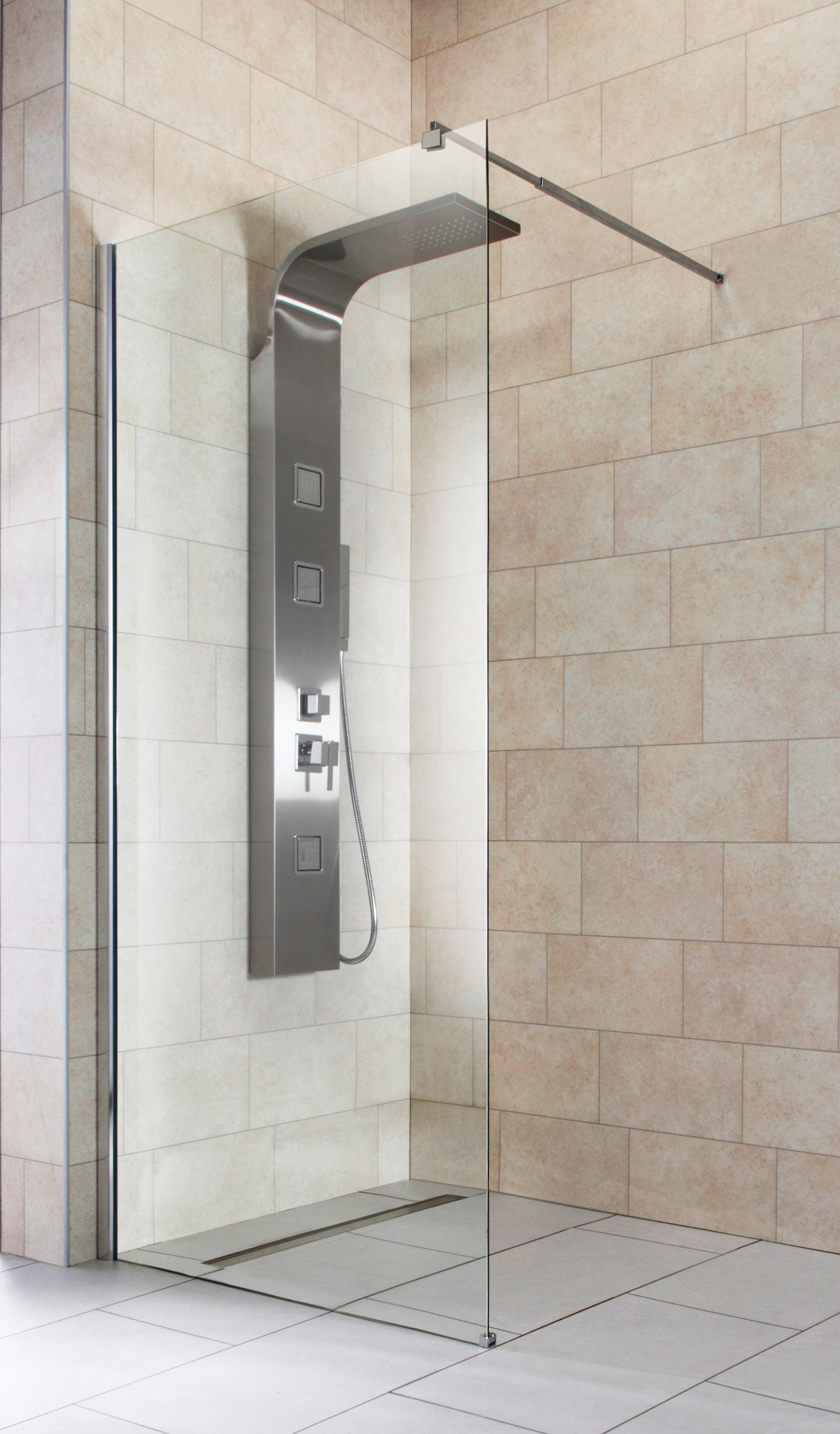 welltime Walk-in-Dusche, Einscheibensicherheitsglas günstig online kaufen