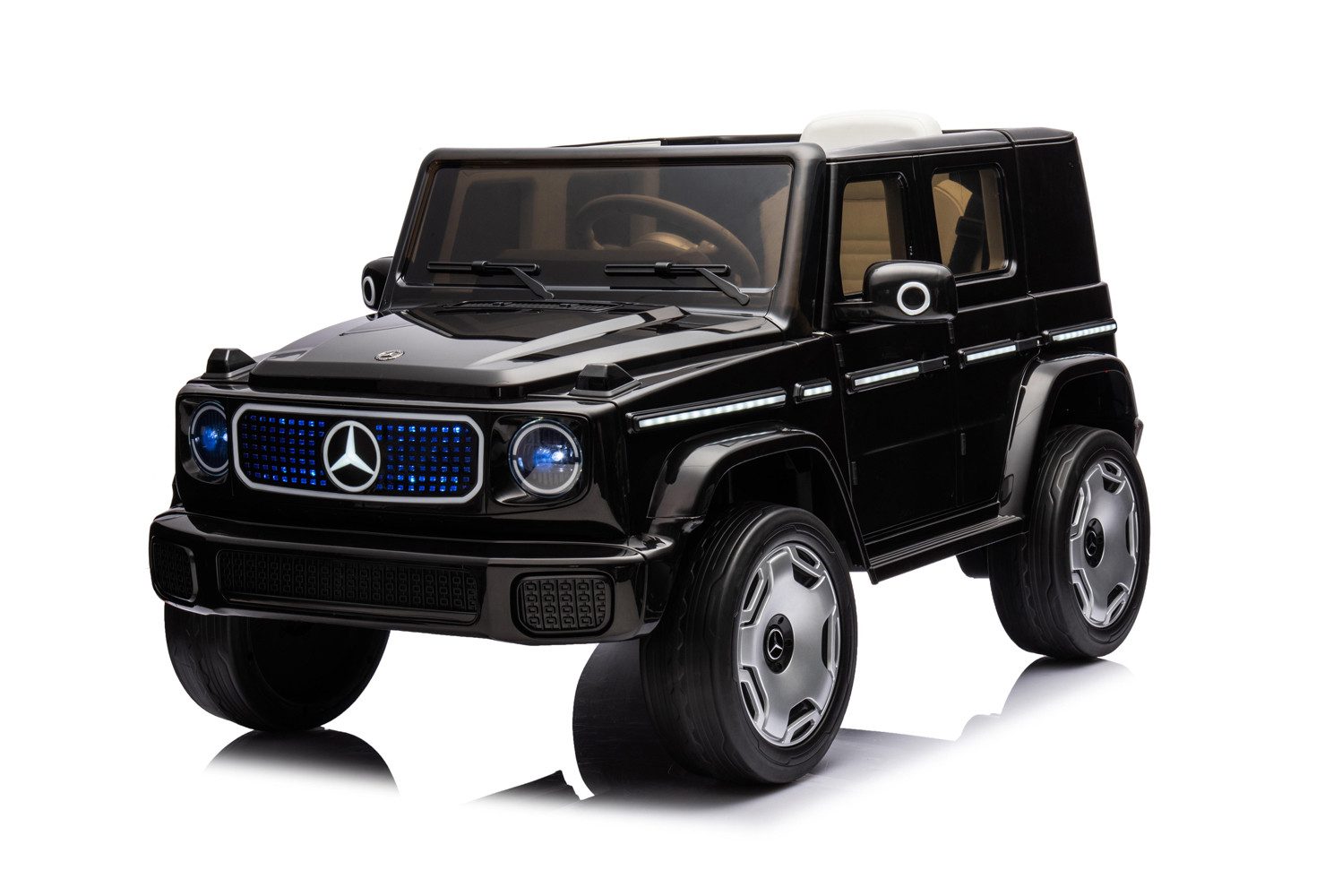 Smarty Elektro-Kinderauto Elektro Kinderauto Mercedes EQG lackiert mit Lizenz 2x35W