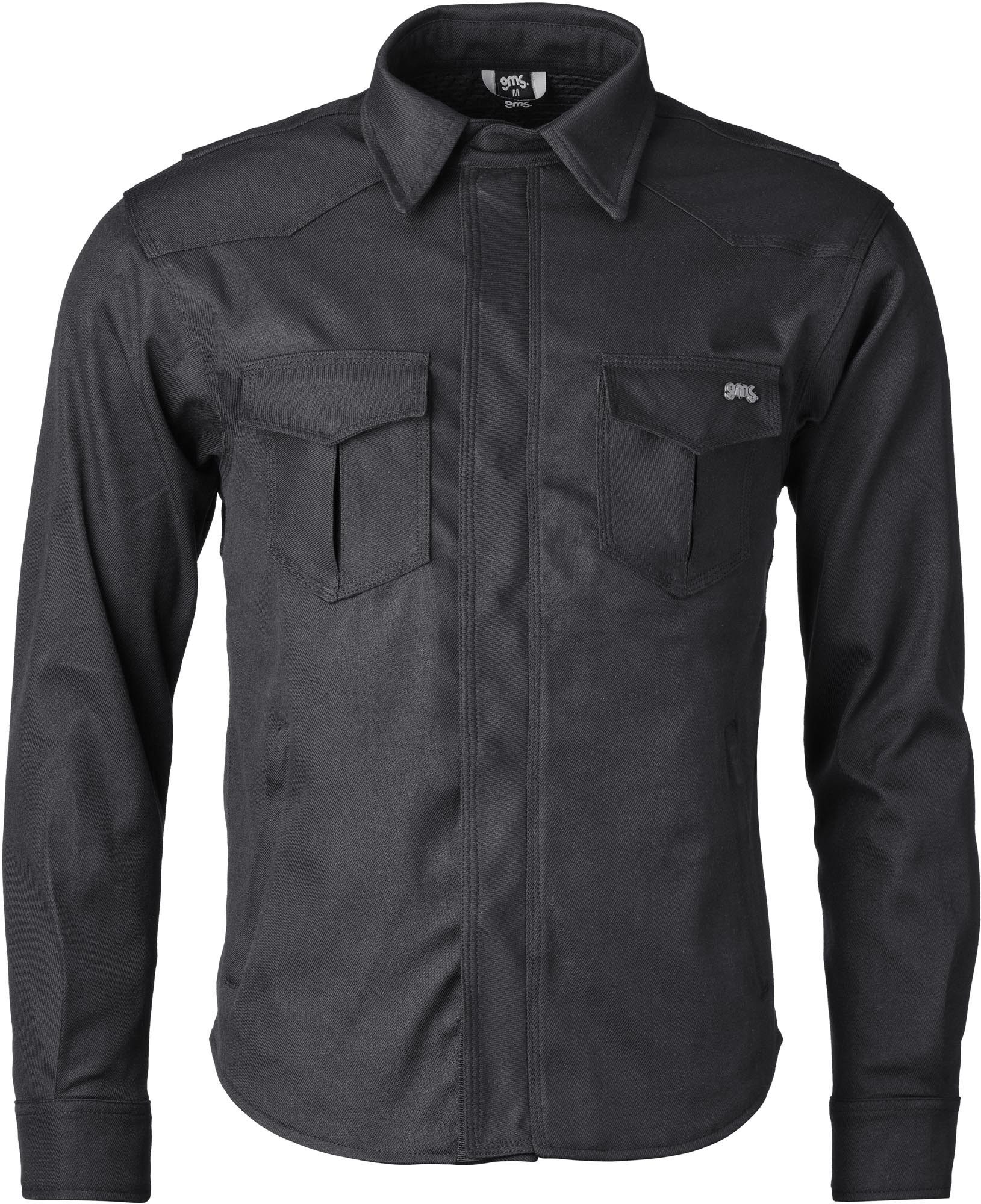 gms Motorradjacke GMS Jaguar Neo Mono Motorrad Hemd Verbindungsreißverschluss,Ellenbogenprotektoren enthalten