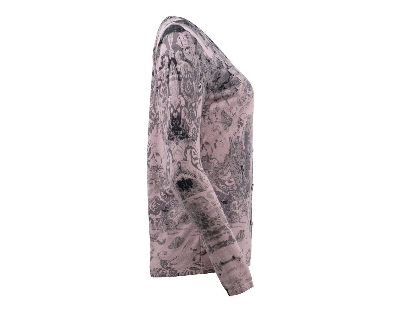 Passioni 2-in-1-Pullover Twinset mit verspieltem Allover-Print