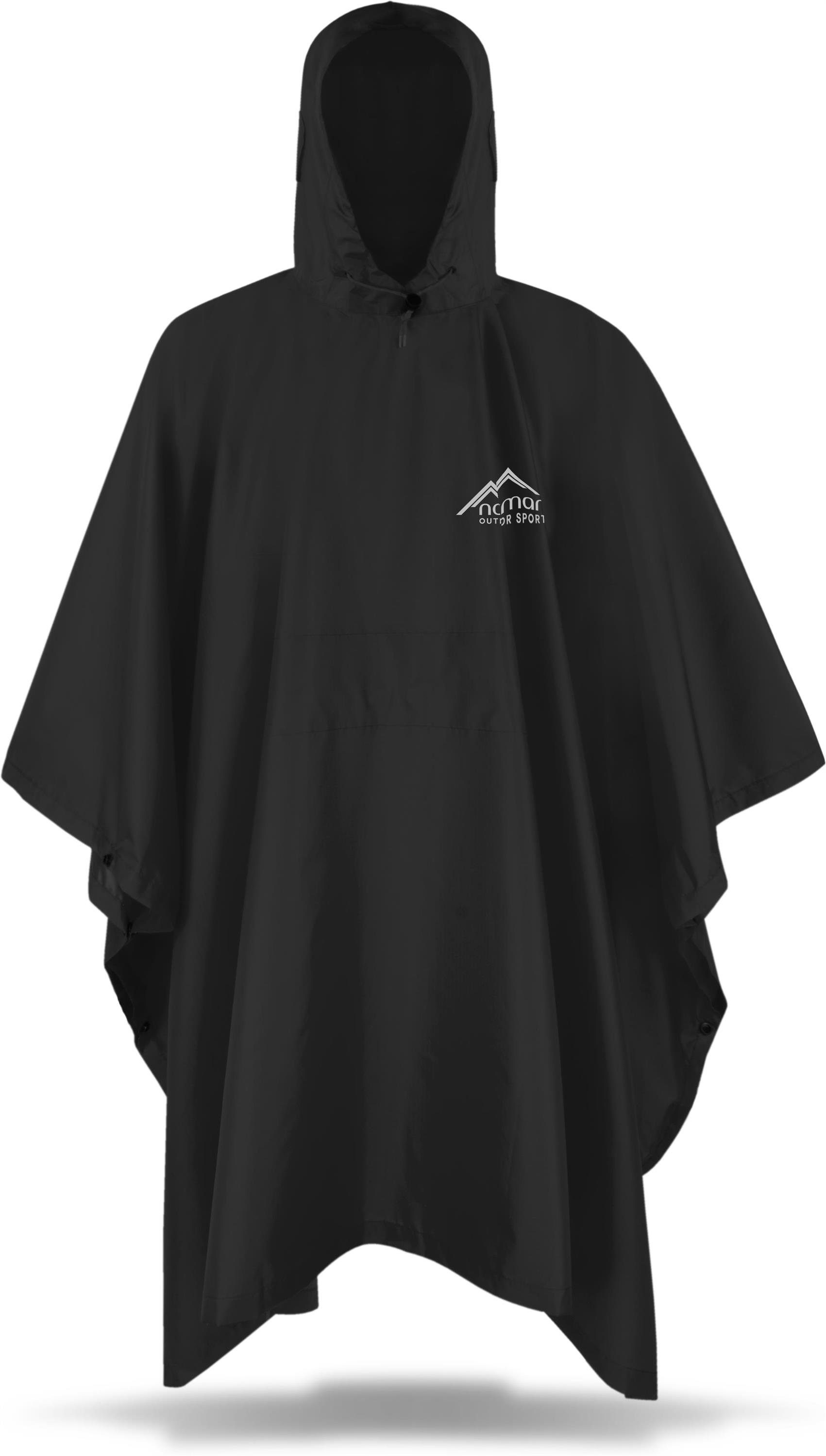 normani Regenponcho Ripstop Regenponcho Derry Wasserdichtes Regencape - Wassersäule: 6.000 mm