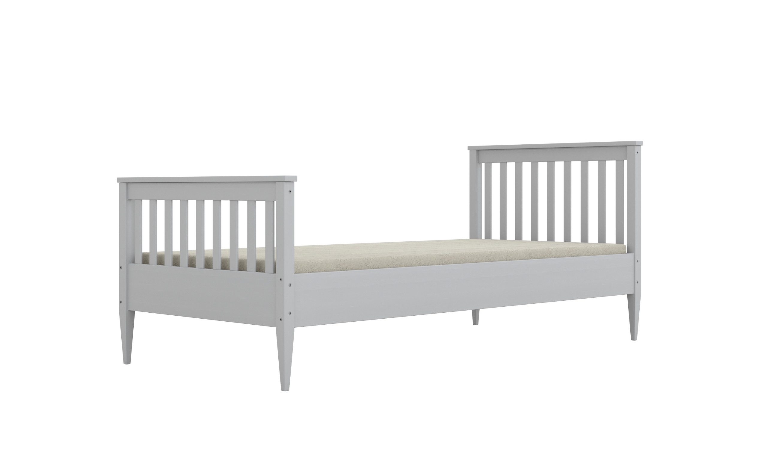 Raumhirsch Furniture Kinderbett 80x160, 80x180, 90x180, 80x200, 90x200 cm - Komplettset (ohne Matratze, Einzelbett für Kinder von 2 - 18 Jahren), verschiedene Farben & Designs