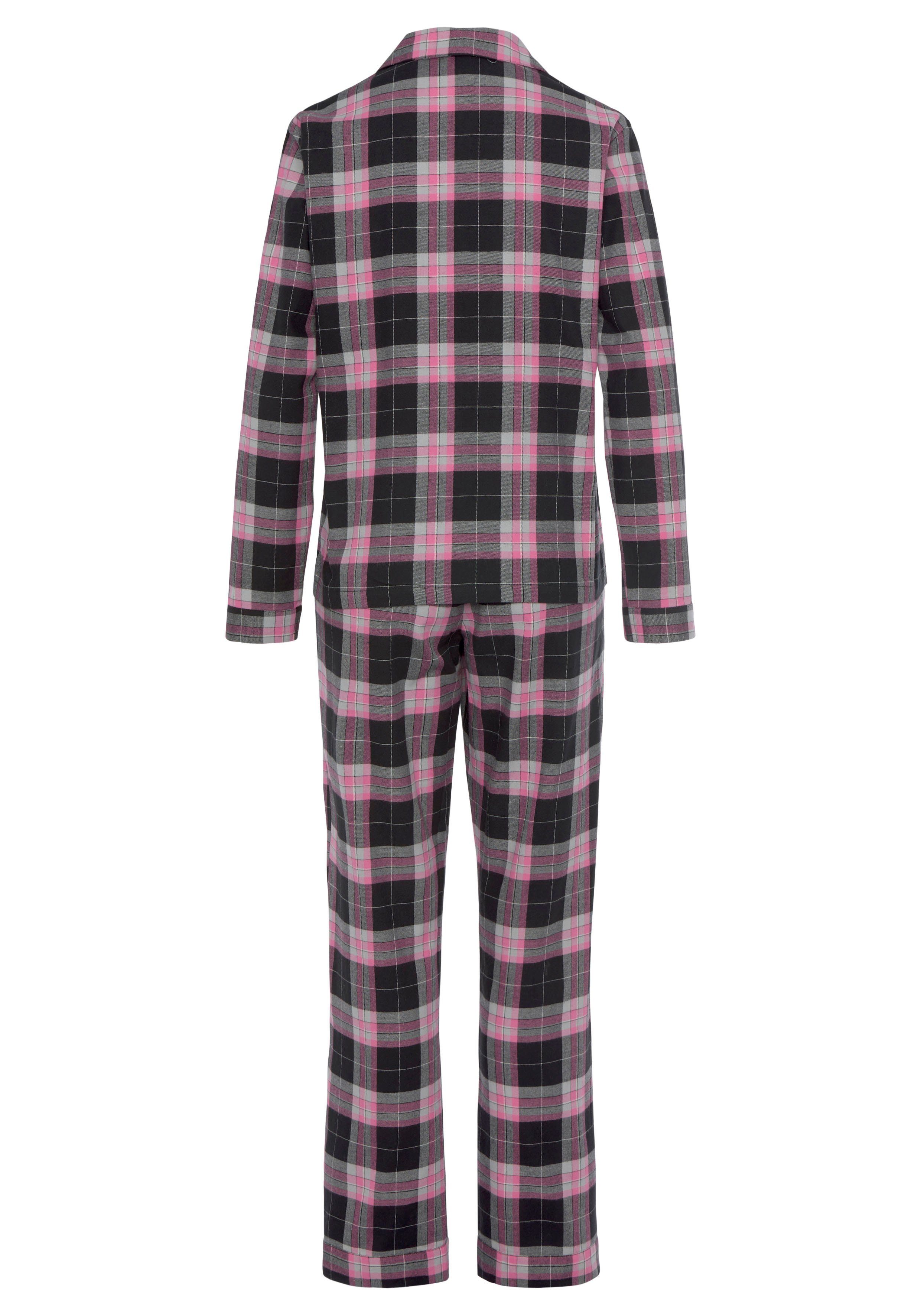 Pyjama Dreams Flanell (2 kuschelig Vivance weichem pink aus tlg)