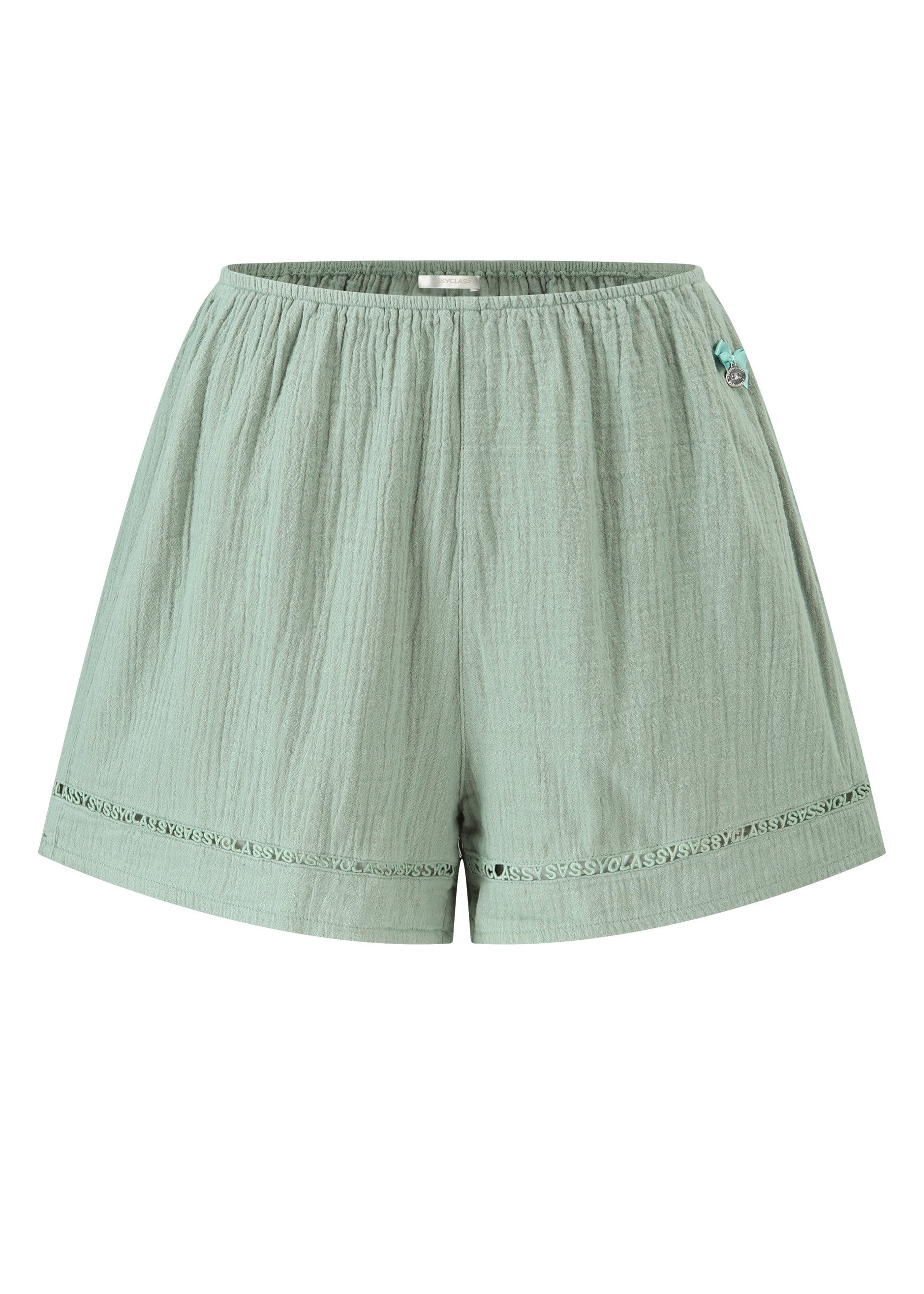 SASSYCLASSY Pyjamashorts Musselin Pyjamashorts Damen mit günstig online kaufen