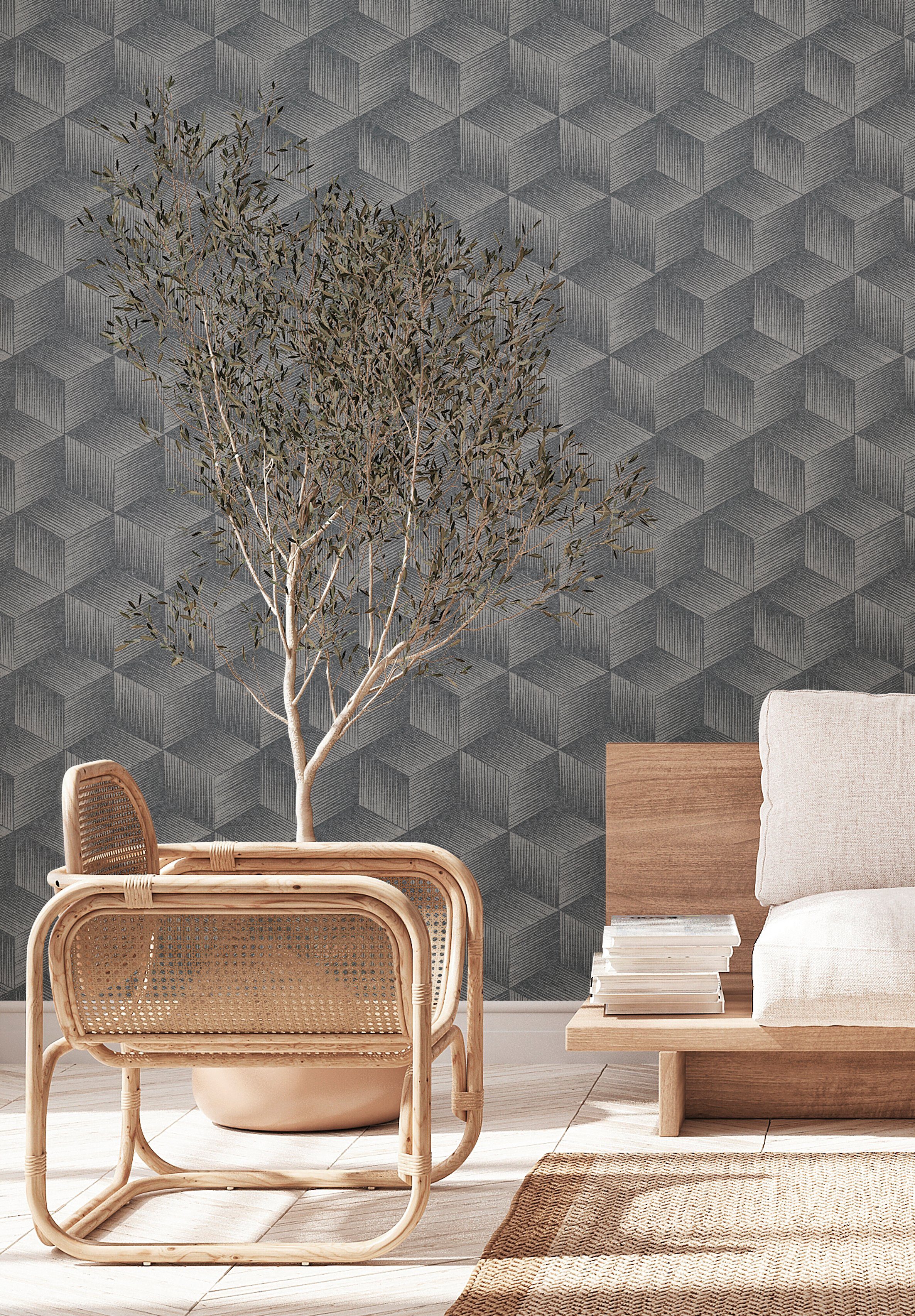 Vliestapete Natural Living 3D Tapete
