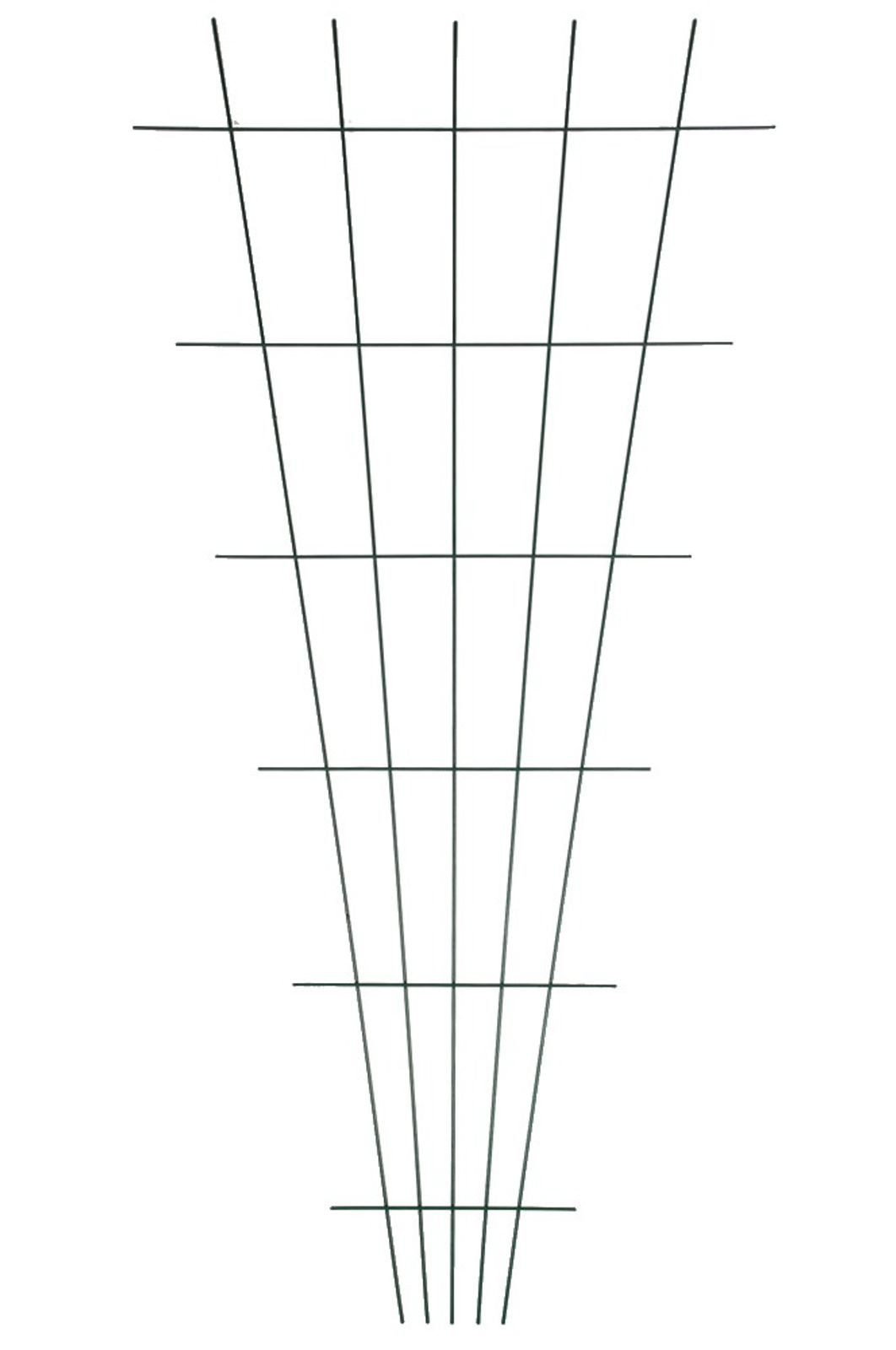 Grüner Jan Spalier Blumenspalier 75x150cm Fächerform Rankgitter Rankhilfe Rosengitter Pfl