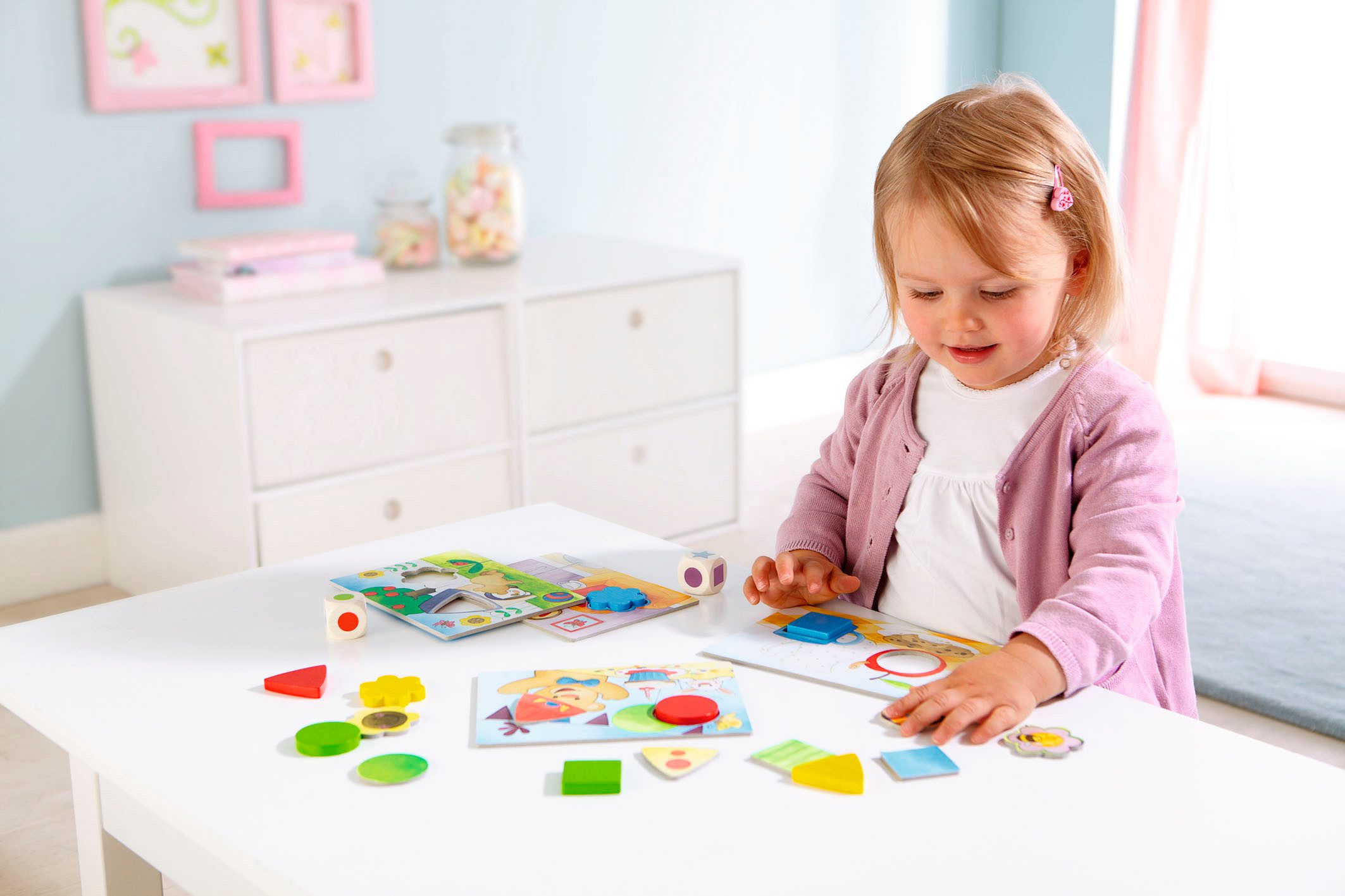 Haba Spiel Meine ersten Spiele - Teddys Farben und Formen, Made in Germany