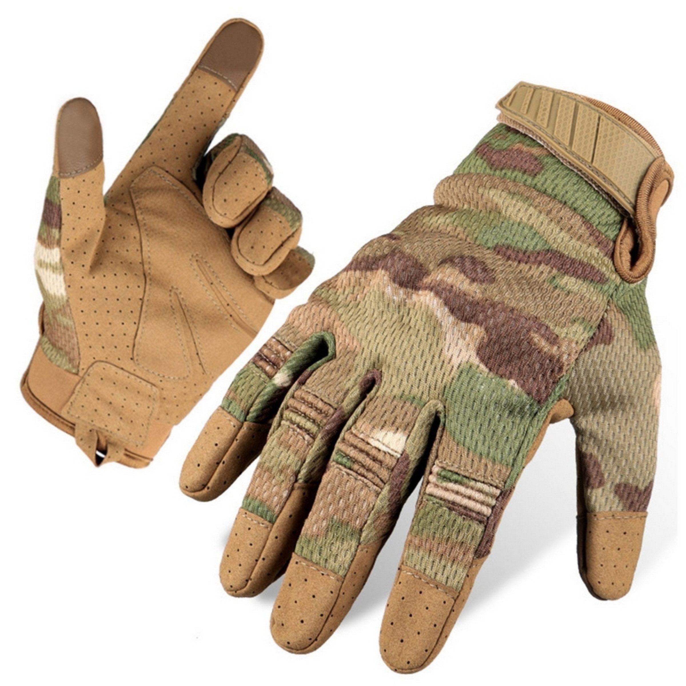 Foxter Sport Multisporthandschuhe Outdoor Handschuhe Touchscreen Sporthandschuhe Camo rutschhem (1 Paar Handschuhe Outdoor Sporthandschuhe Touchscreen rutschfest, Outdoor Handschuhe 1 Paar Touchscreen rutschfest Camo Sport Set) Touchscreen rutschfest atmu