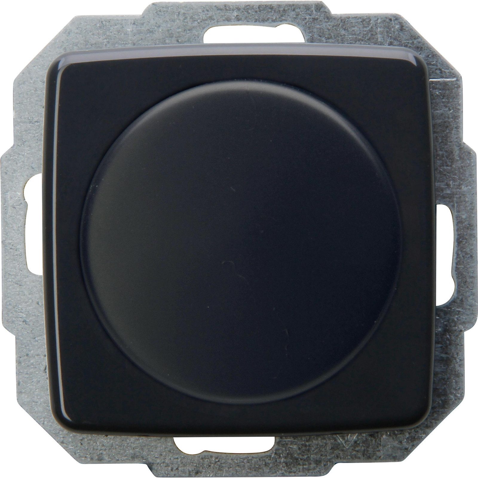 Kopp Schalter Kopp Rivo Kombigerät Druck Wechselschalter LED Dimmer anthrazit, Abdeckung für Dimmerabdeckung