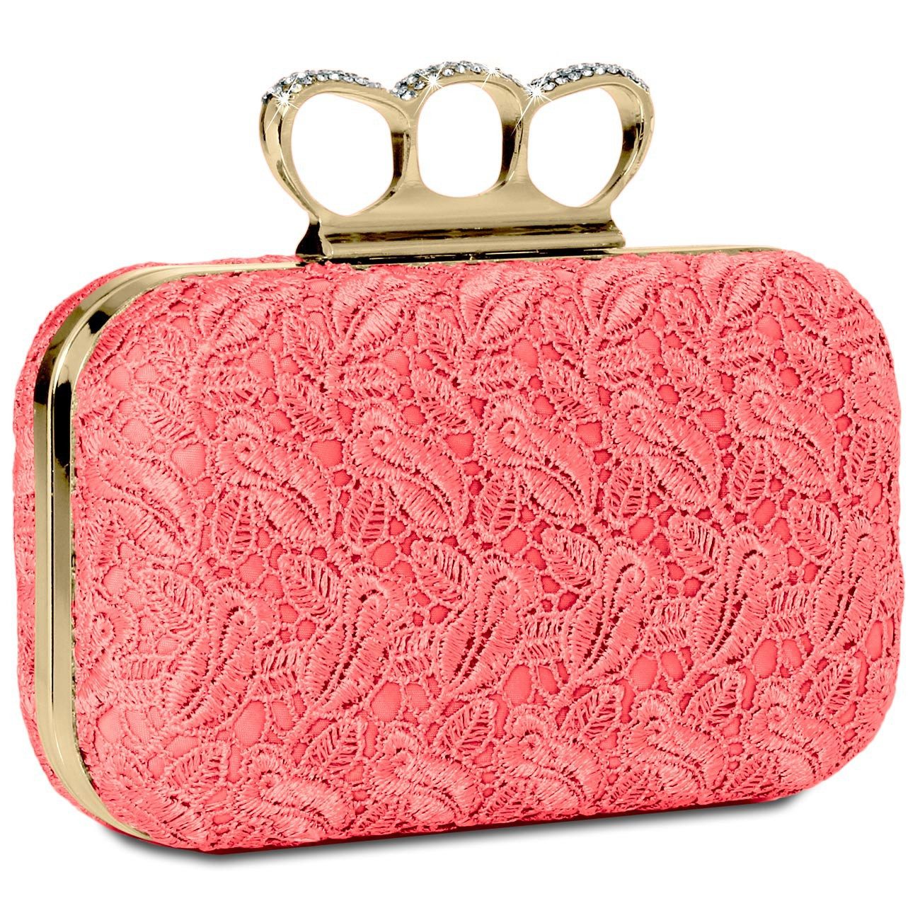 Caspar Clutch TA290 Damen Schlagring Box günstig online kaufen