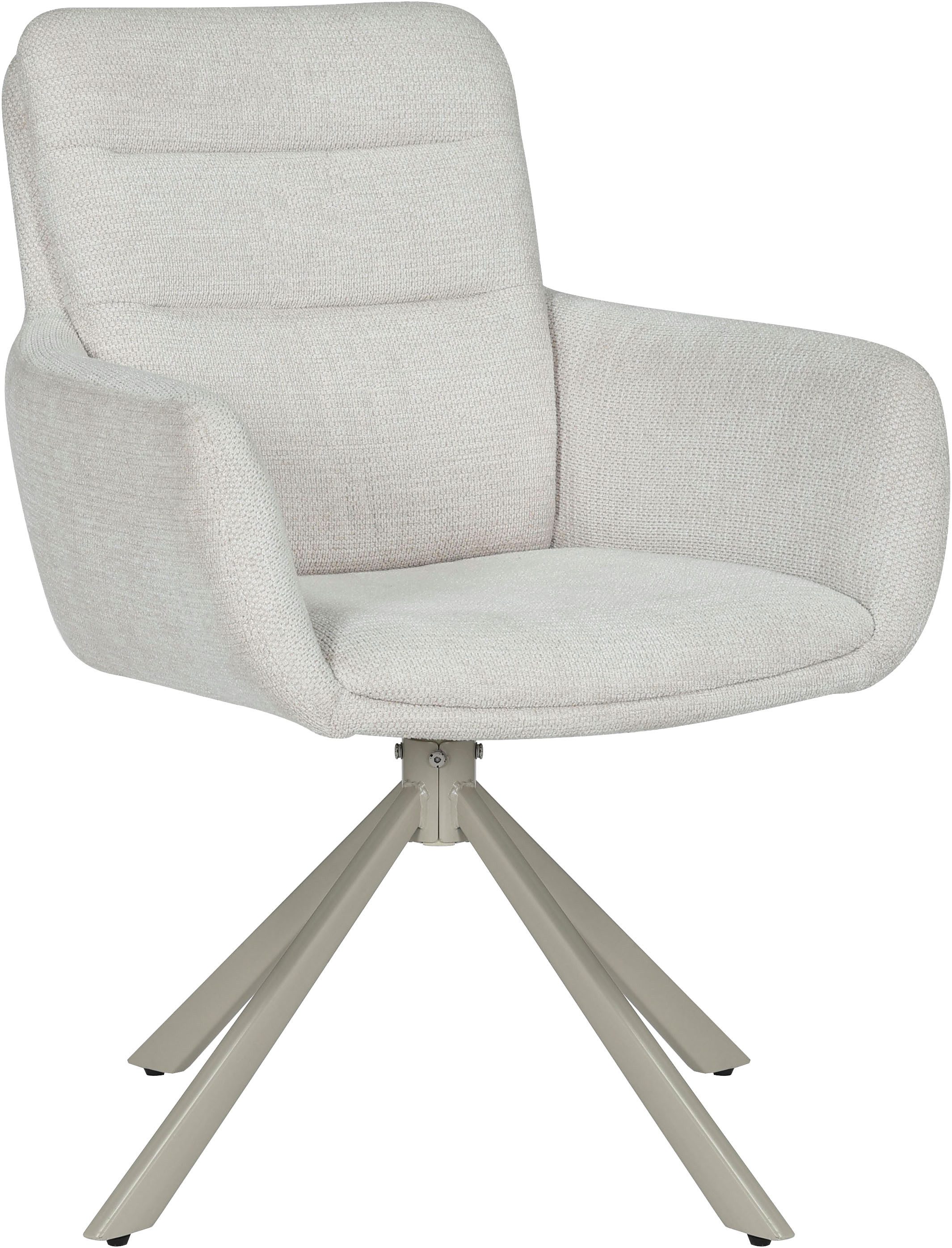 OTTO home Esszimmerstuhl Asly (Set, 2 St), mit hochwertigem Webstoff, Metallgestell und 360°-Funktion