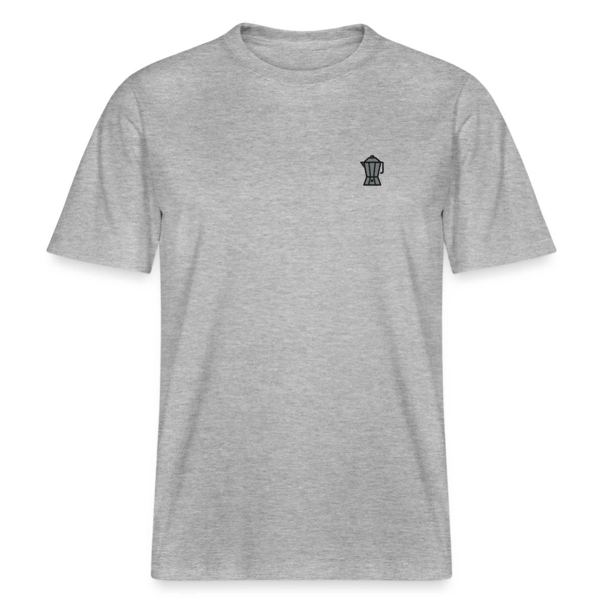 T-Shirt Stickerei Espressokanne Relaxed Fit Unisex T-Shirt