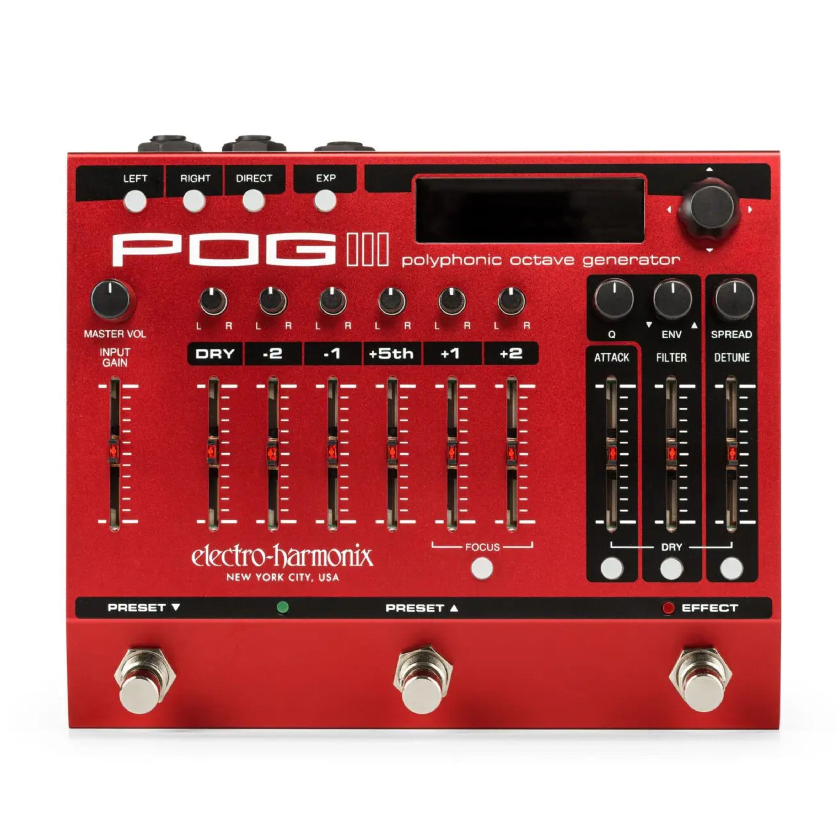 Electro Harmonix Musikinstrumentenpedal, (Effekte, Sonstige Effekte), POG3 Polyphonic Octave Generator - Effektgerät für Gitarren