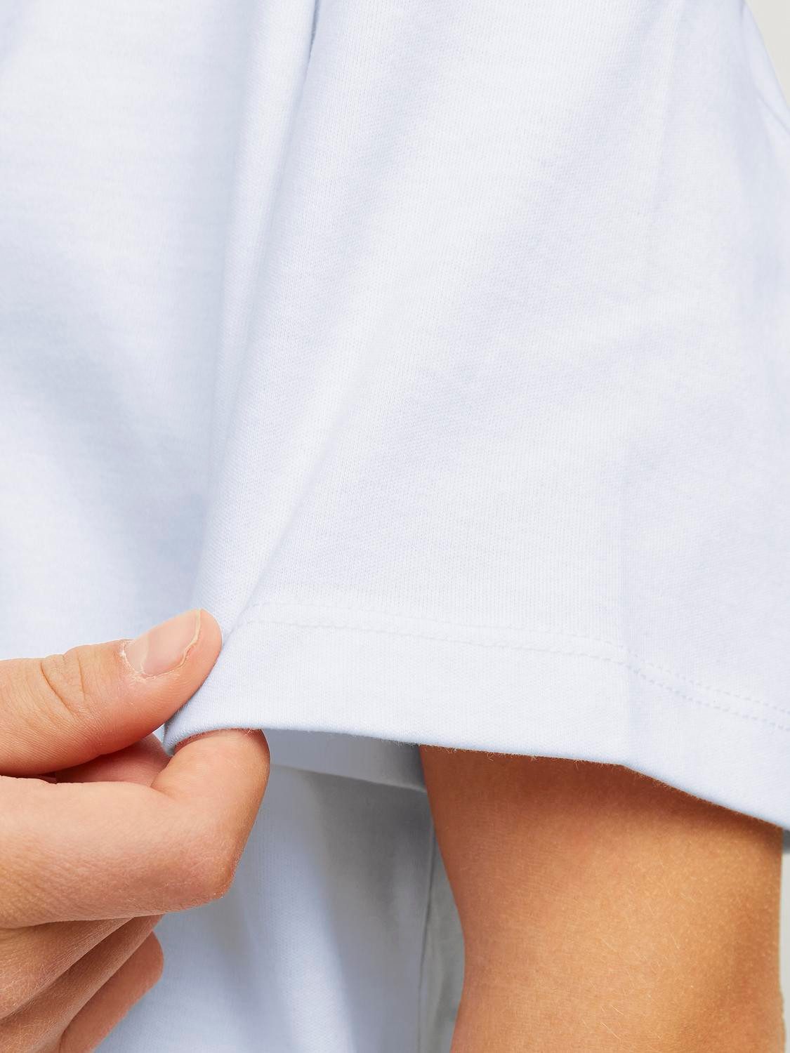 Jack & Jones Junior Rundhalsshirt JJEURBAN bequem, pflegeleicht, modisch unifarben, modisch, loose fit, Jersey, Rundhals