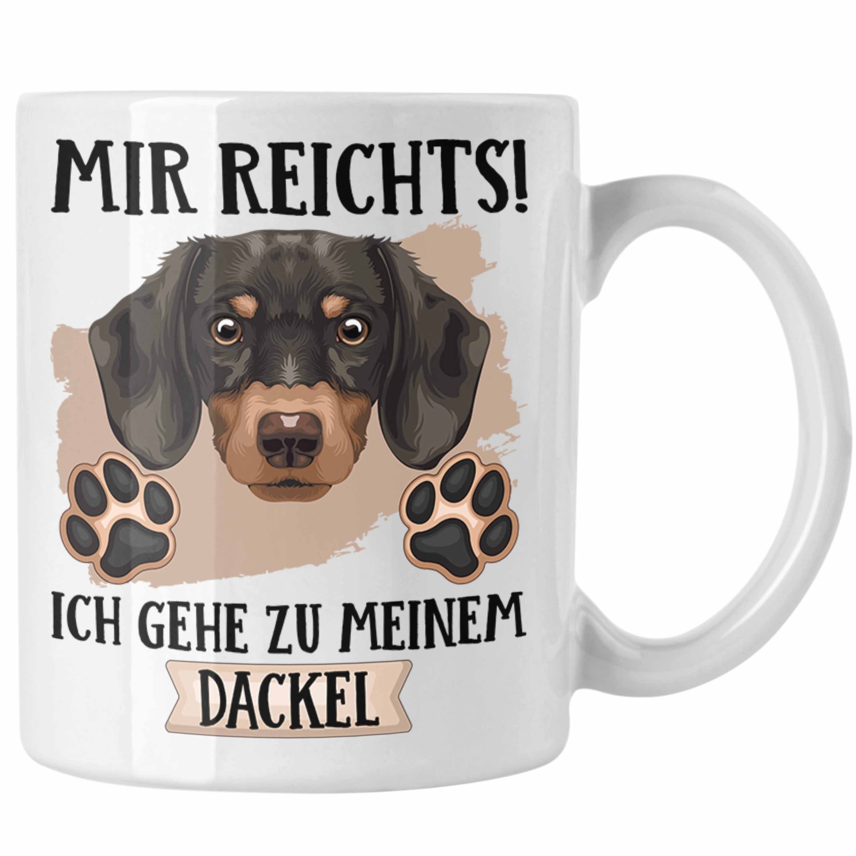 Geschenk Geschenkidee Reicht Trendation Mir Dackel Besitzer Weiss Spruch Lustiger Tasse Tasse