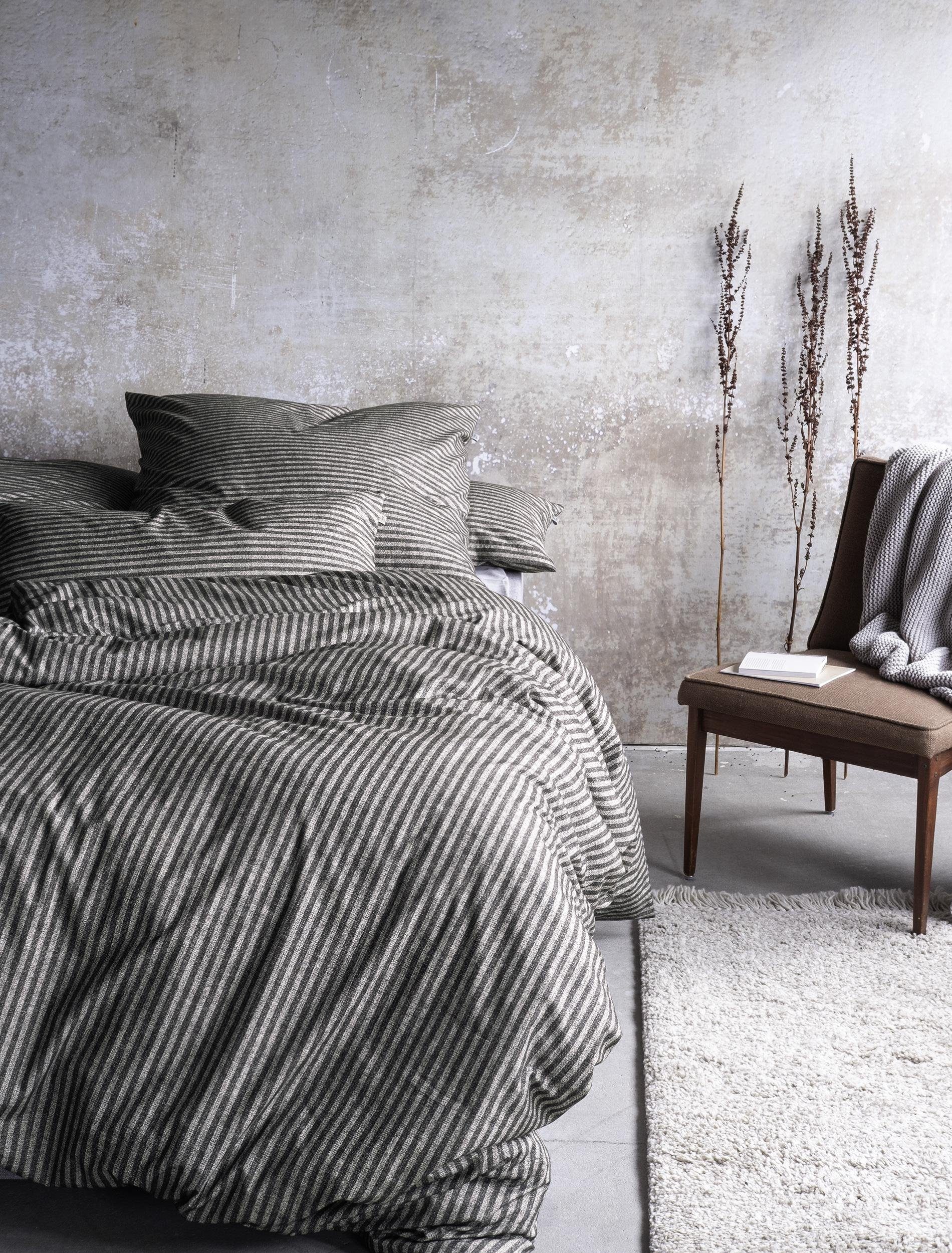 Irisette Bettwäsche Mink 8872, Biber, 2 teilig, einzigartige kuschelig weiche Winterbettwäsche