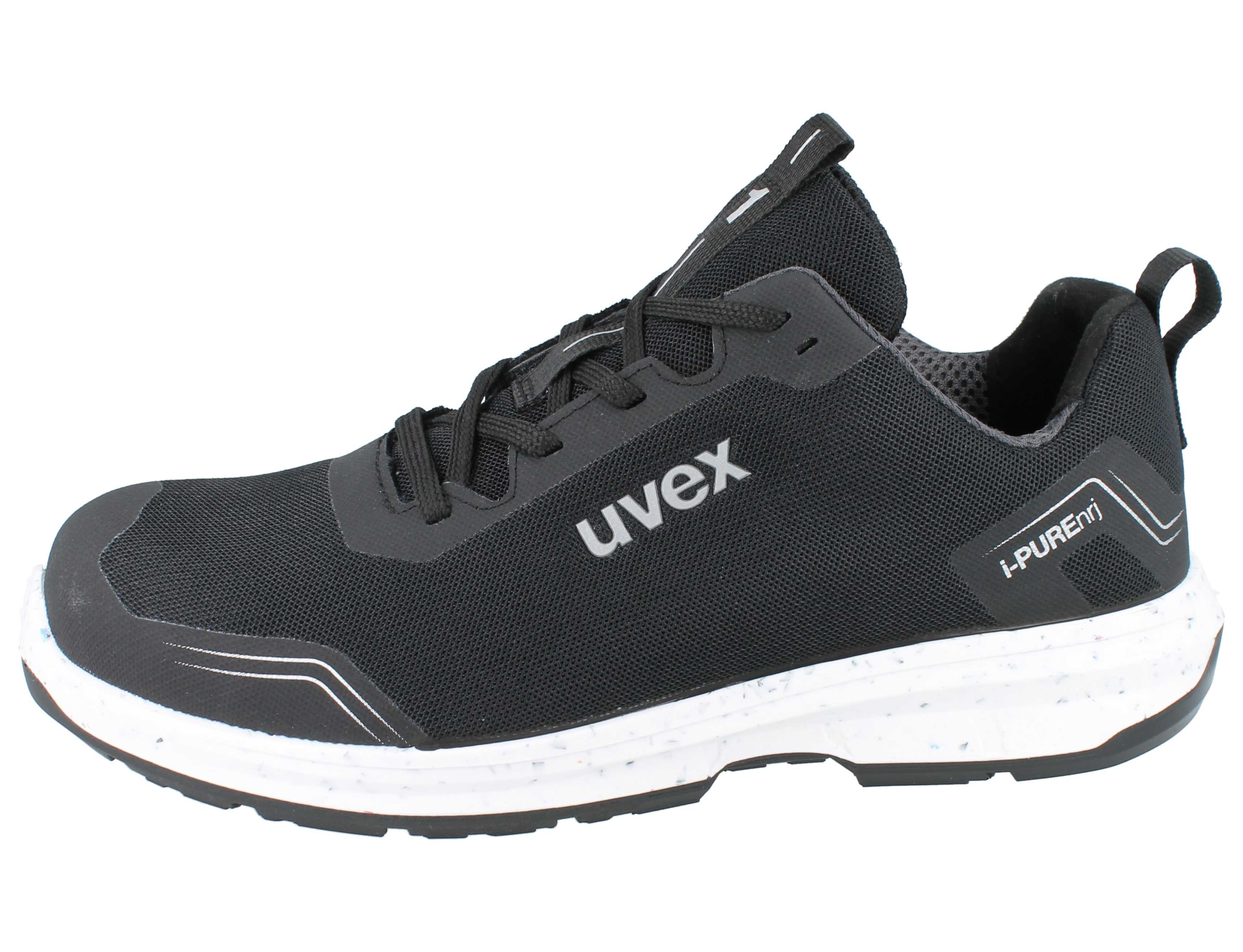 Uvex UVEX 1 sport Herren Sicherheitssneaker S1 schwarz - Größe: 45 Sicherheitsschuh Wechselfußbett