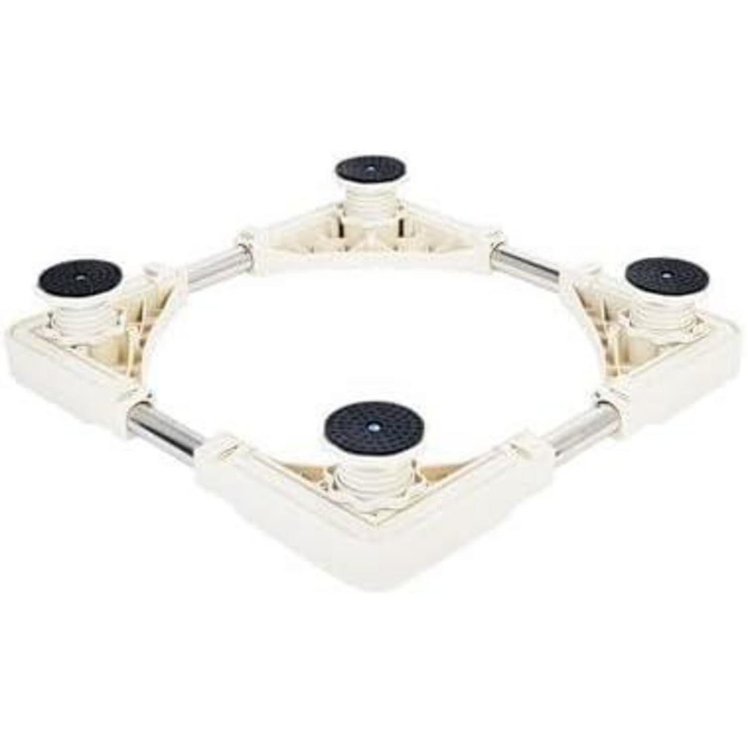 LuxusKollektion Waschmaschinenuntergestell Waschmaschinen Podest verstellbar 47-70cm weiss