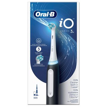 Oral-B Elektrische Zahnbürste iO 3, Mikrovibrationen, Intelligente Andruckkontrolle