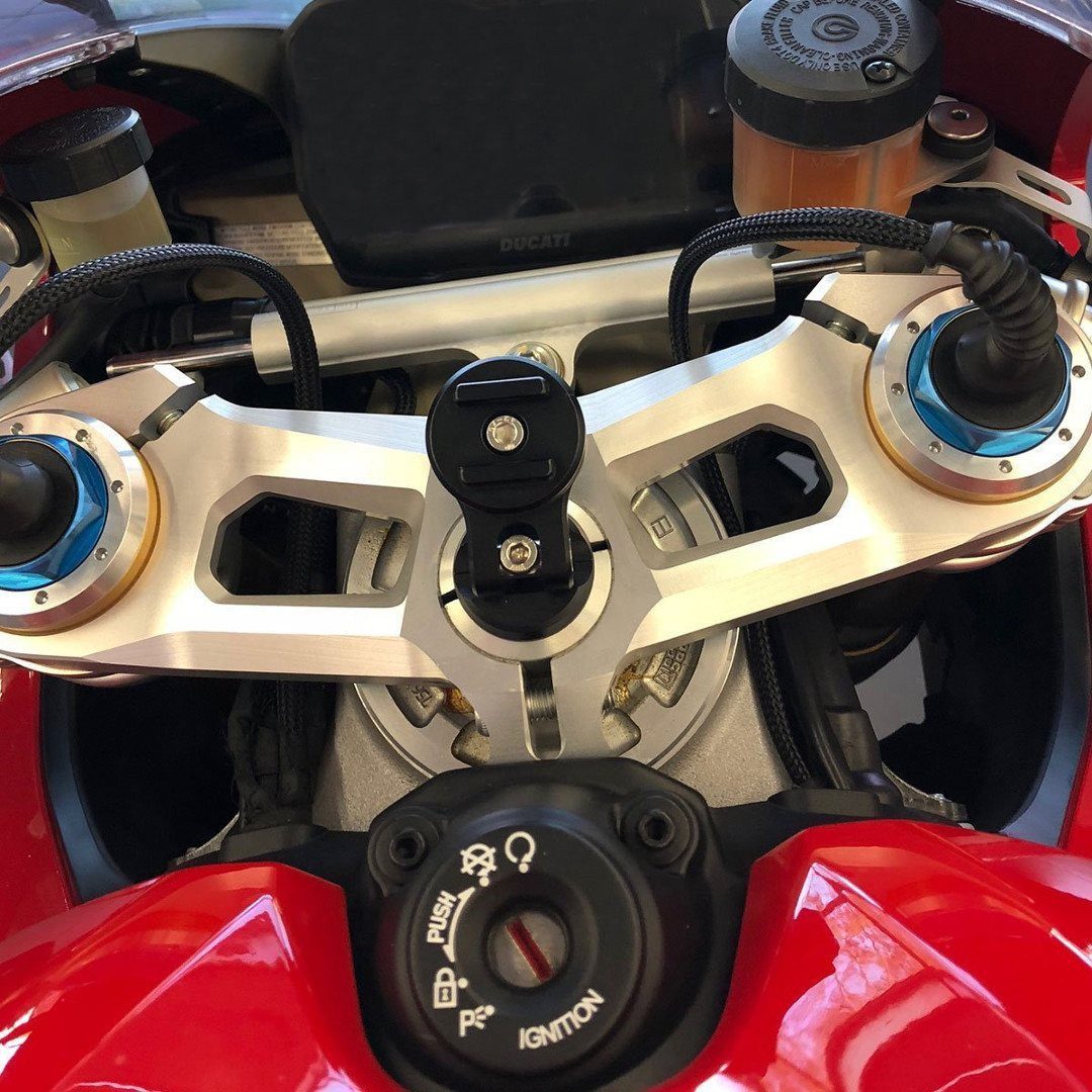 SP Connect Motorradhelm Moto Stem Gabelbrücken Smartphone-Halterung