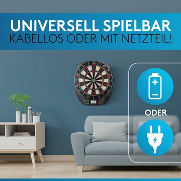 DartPro Dartscheibe DartPro Dartscheibe elektronisch - Dartboard mit 6 Darts