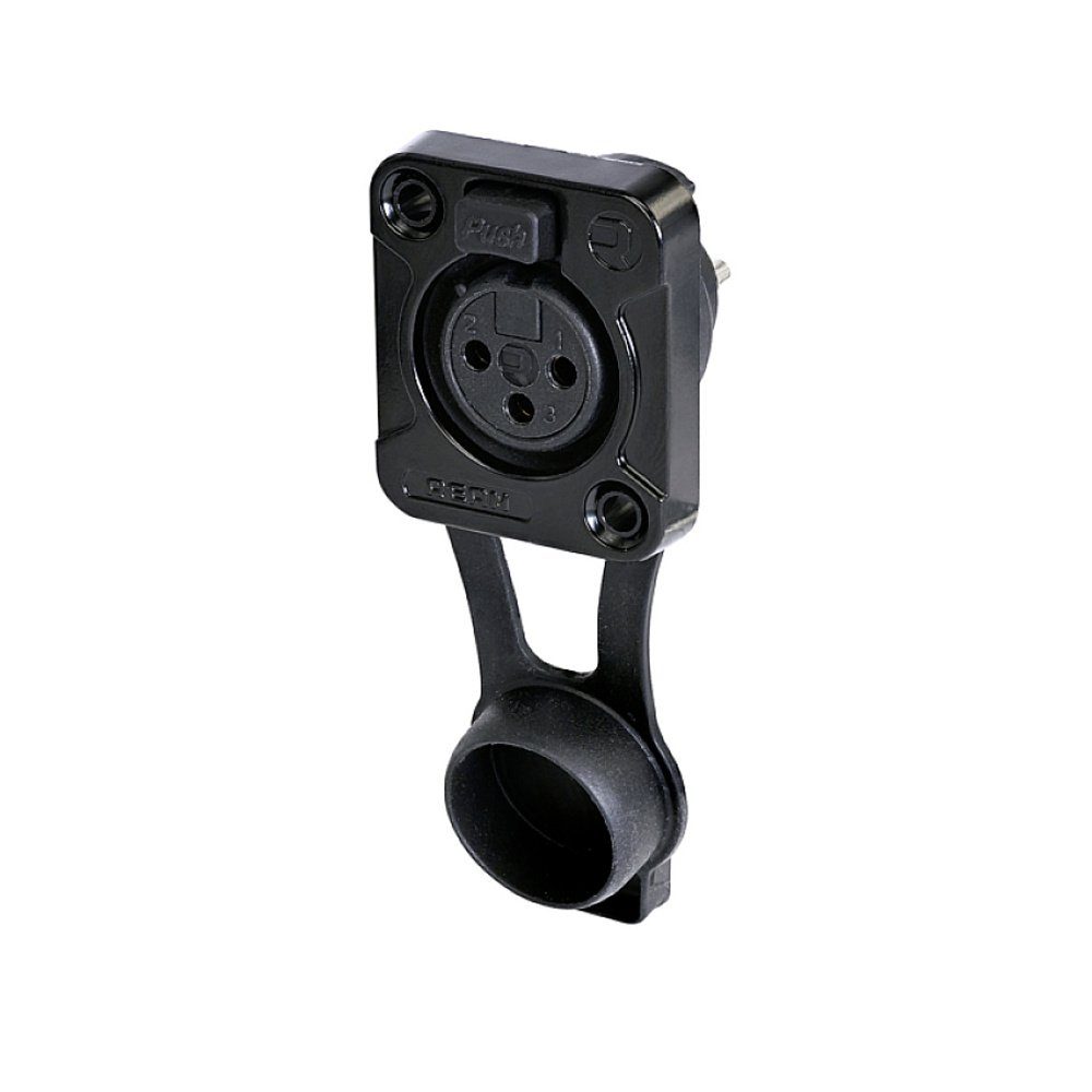 Rean AV RRX3F-Z-001-1 XLR-Steckverbinder Buchse, Einbau Polzahl: 3 1 Audio- & Video-Adapter