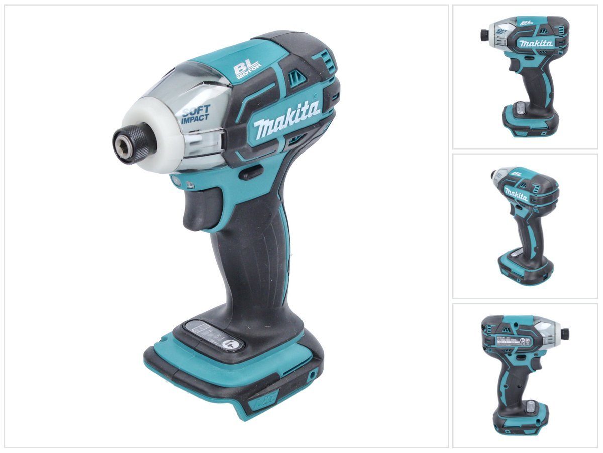 Makita Schlagbohrmaschine DTS 141 Z Akku Impulsschrauber 18 V 40 Nm 1/4" Brushless Solo - ohne