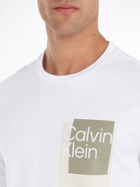 Calvin Klein T-Shirt OVERLAY BOX LOGO T-SHIRT