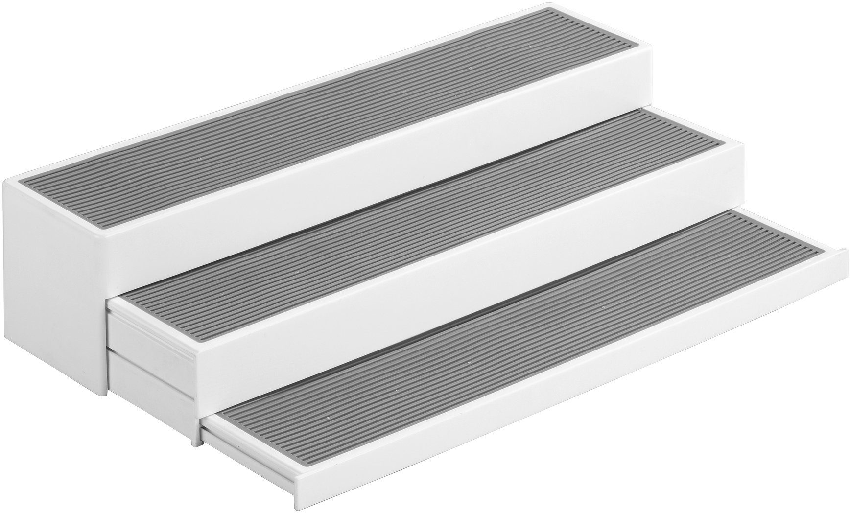 WENKO Ablageregal Steps, 3-stufig, ausziehbar