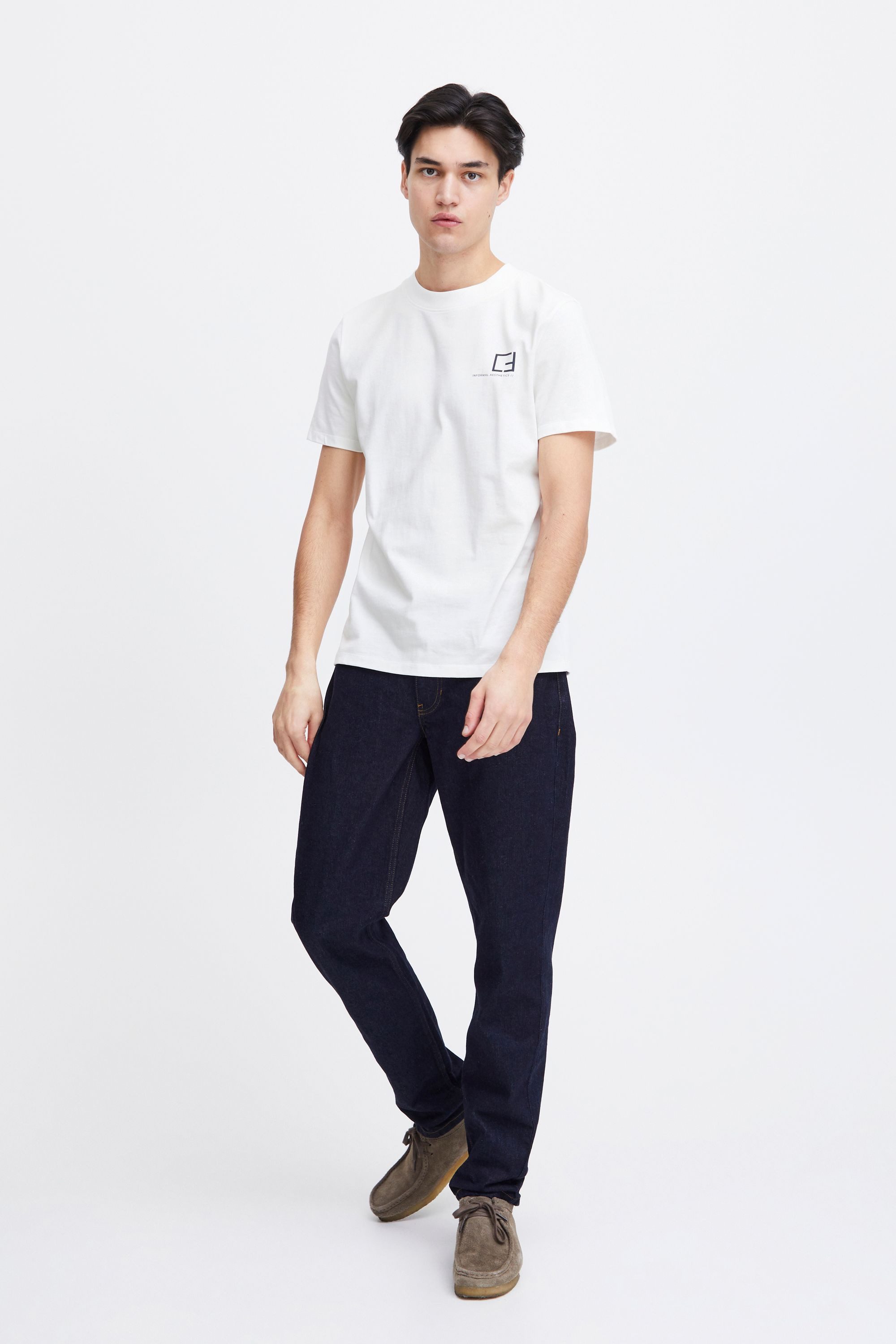 Casual Friday T-Shirt CFThor Lässiges T-shirt mit Stickerei
