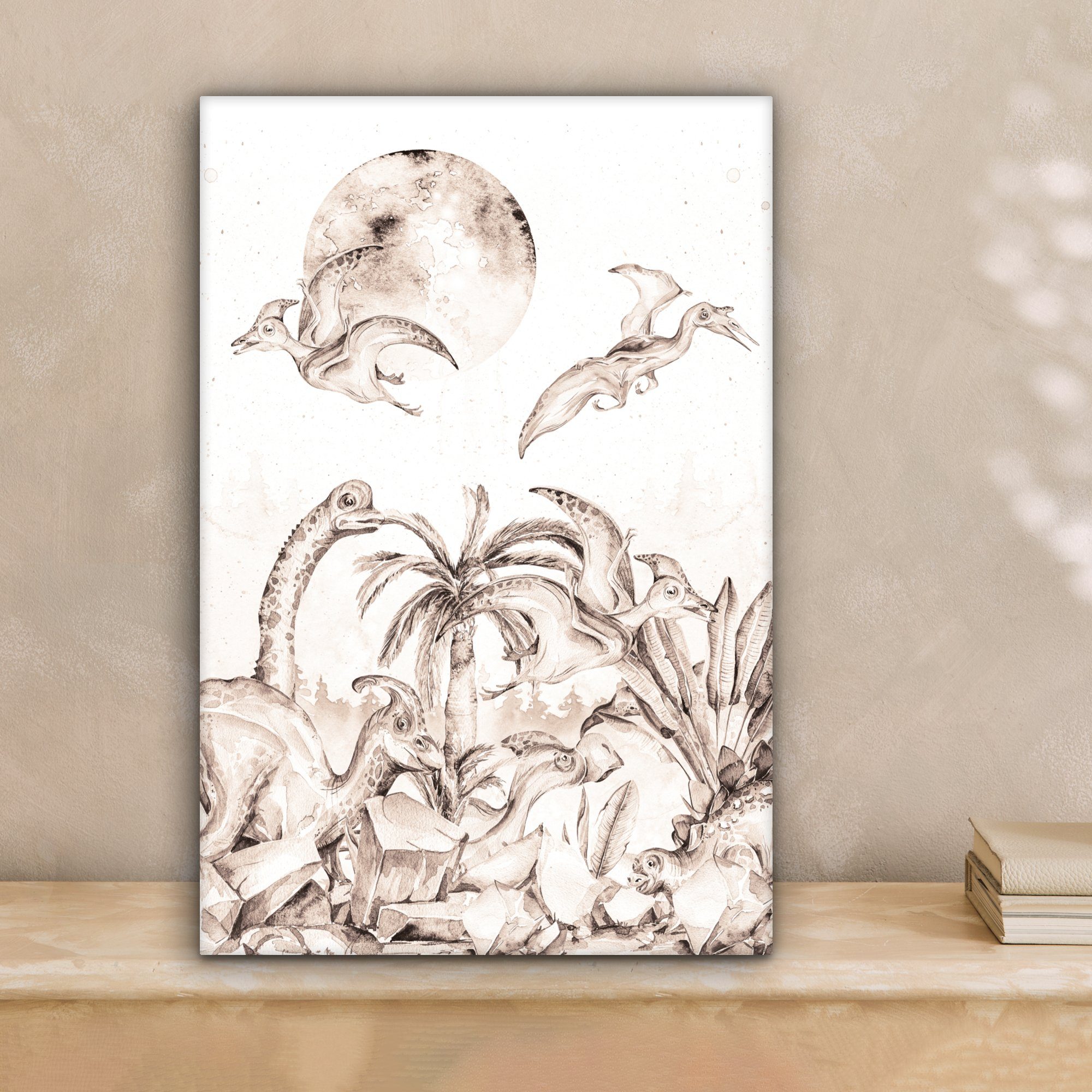 OneMillionCanvasses® Leinwandbild Dino - Kinder - günstig online kaufen