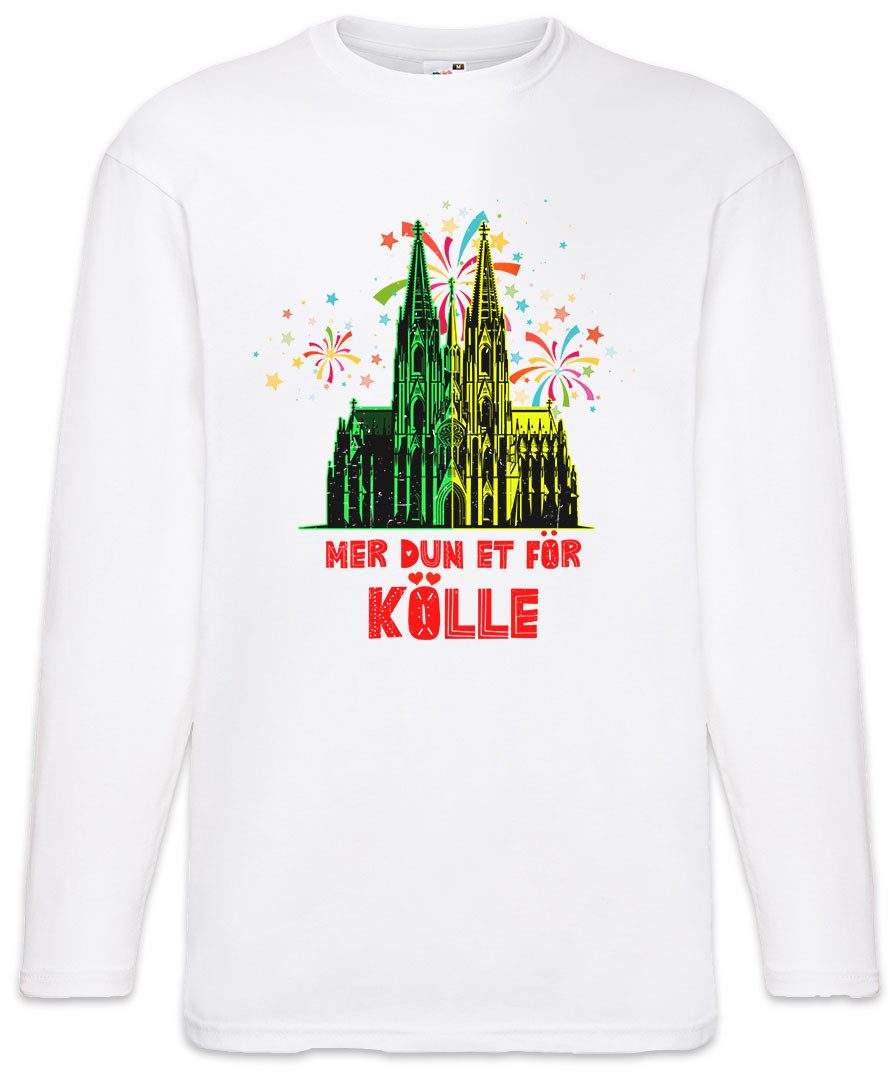 Langarmshirt Fassenacht Kölle Alaaf Langarm T-Shirt Köln Kostüm Kölsch Fasching