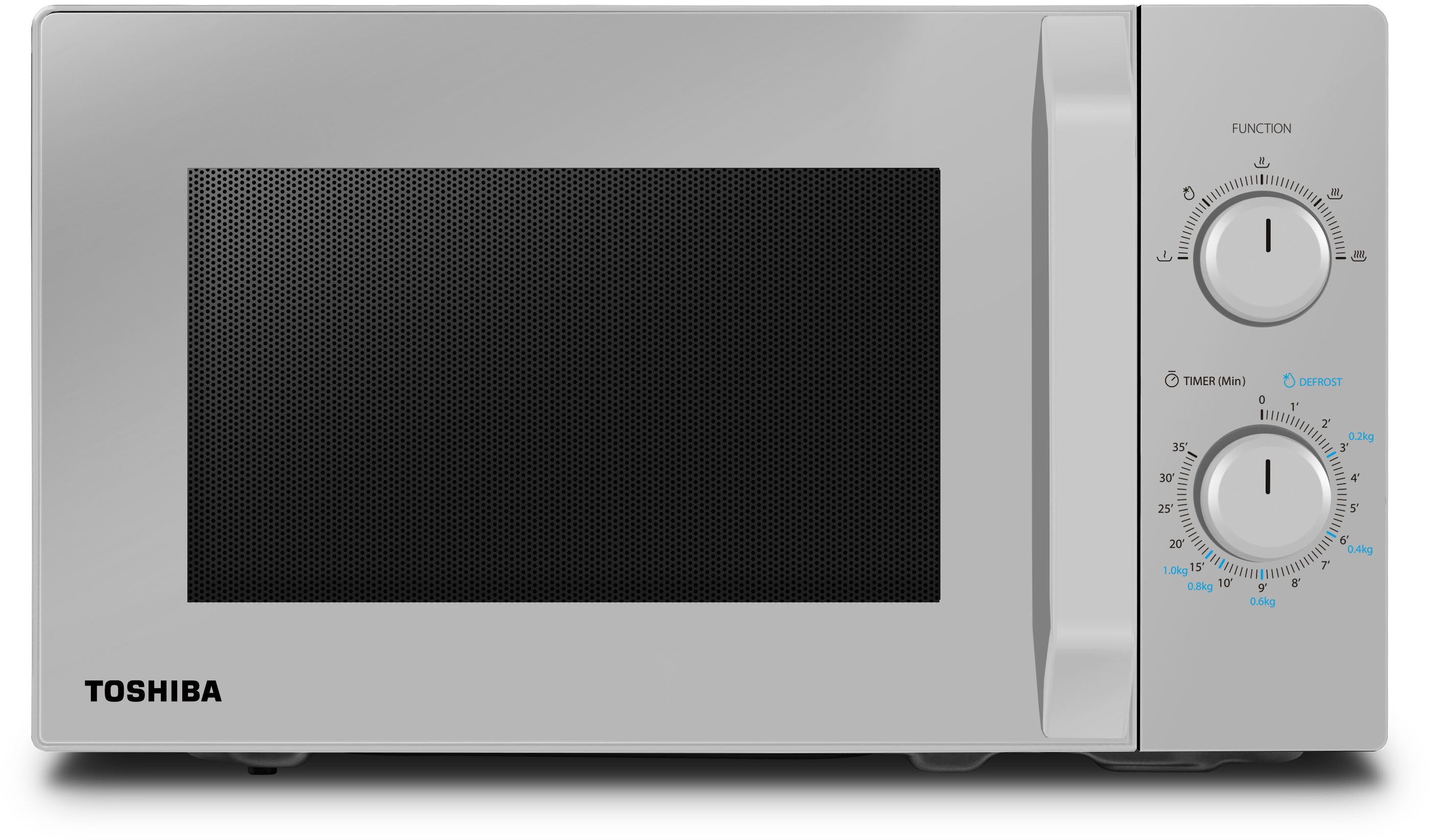 Toshiba Mikrowelle MW2-MM20PF(SL), Mikrowelle, 20 l