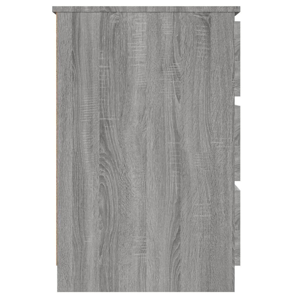 Sonoma Grau cm furnicato Holzwerkstoff Schreibtisch 140x50x77