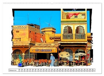 CALVENDO Wandkalender Bezauberndes Marokko (Premium, hochwertiger DIN A2 Wandkalender 2023, Kunstdruck in Hochglanz)