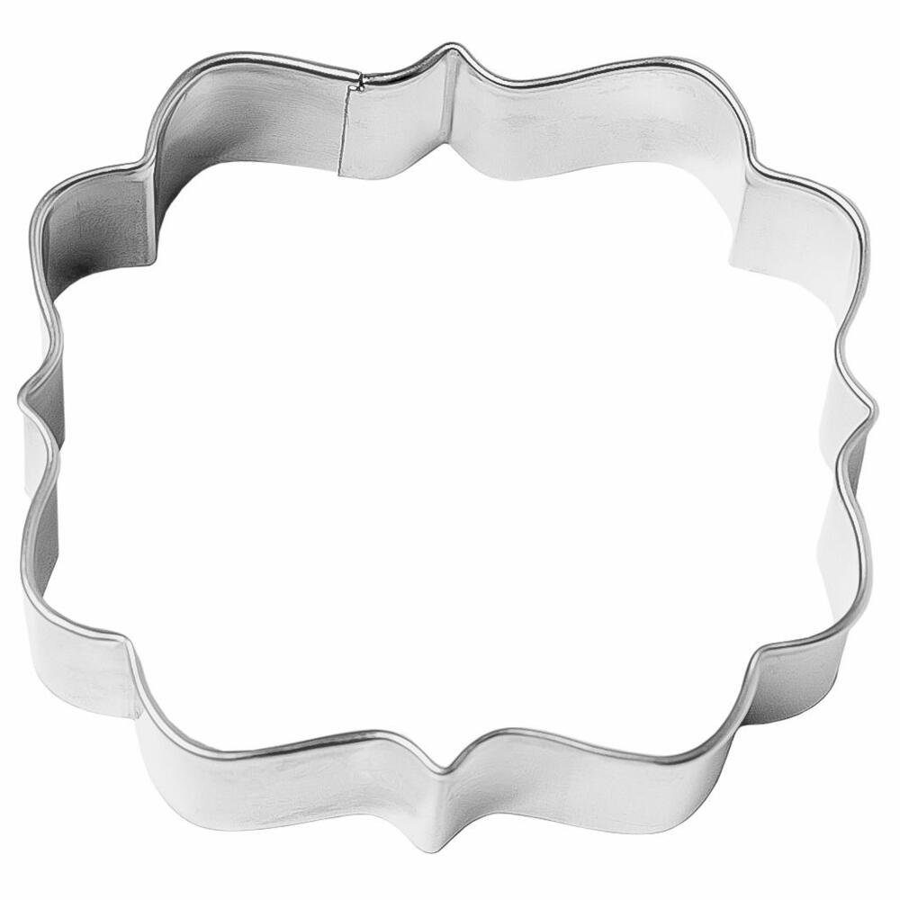 Birkmann Ausstechform Etikett Bohème Klein 6 cm, Edelstahl