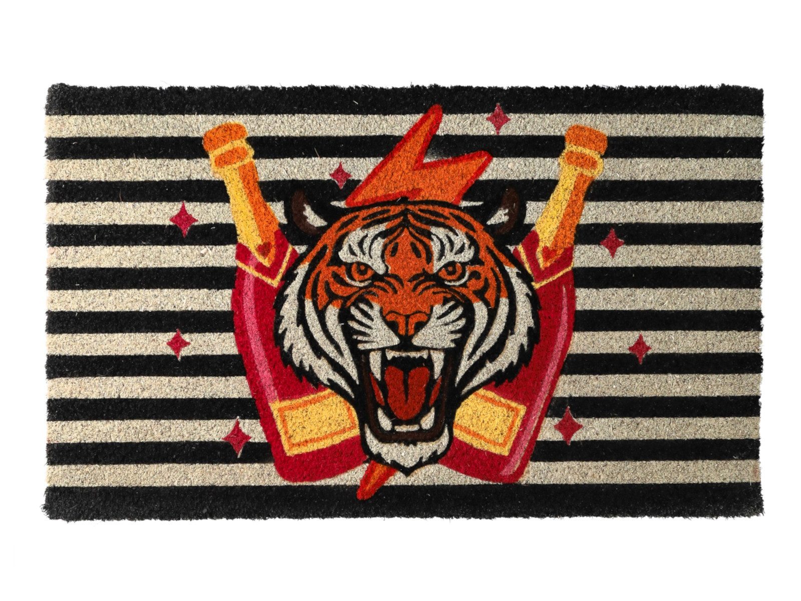 Giftcompany Fußmatte Fußmatte Tiger schwarz/weiß 45x75cm, Fußmatten