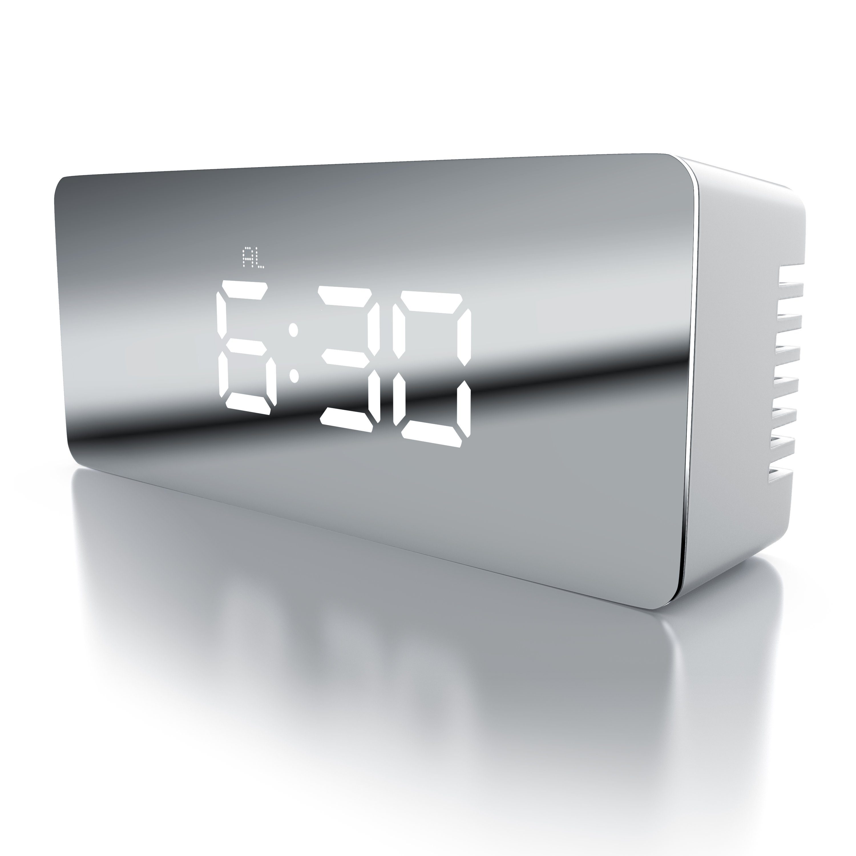 BEARWARE Wecker LED Spiegelwecker, Nachtmodus, Temperaturanzeige, Kosmetiks günstig online kaufen
