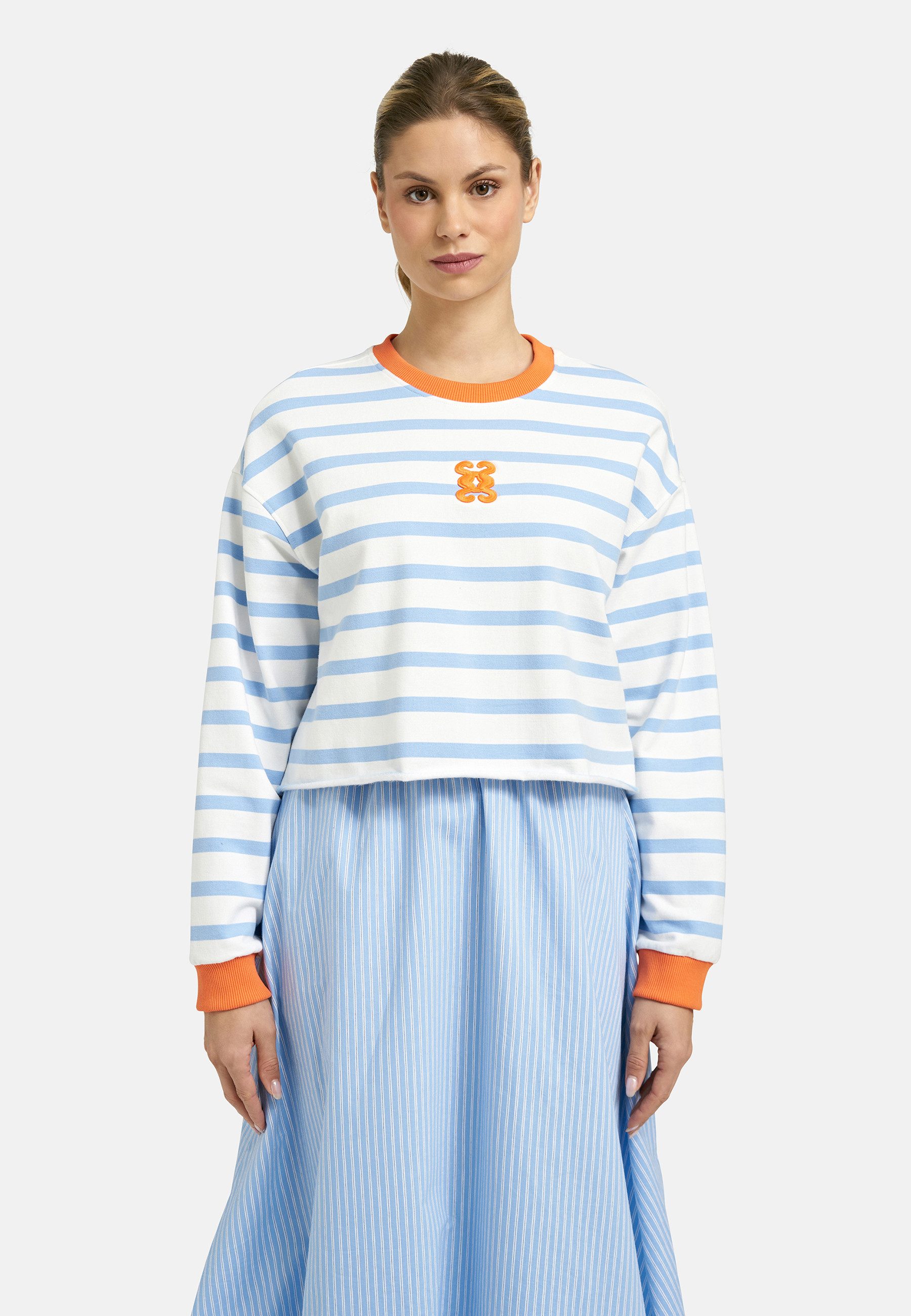 Smith & Soul Sweater mit offenem Saum